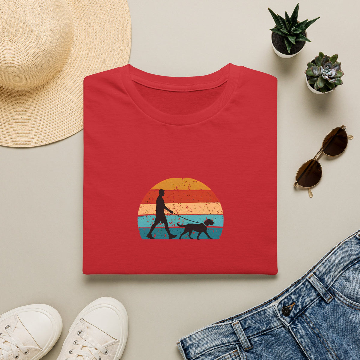 Walkies...Wherever the Dog Decides –  Supersoft Unisex T-Shirt