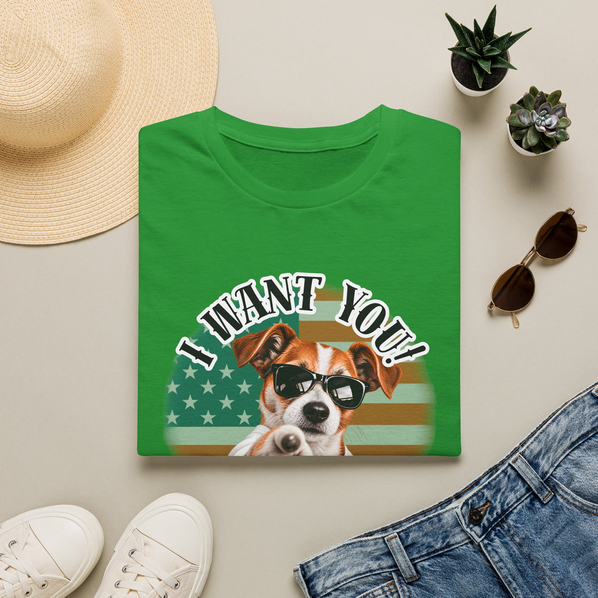I WANT YOU!...To Rub My Belly! – Jack Russell - Supersoft Unisex T-shirt