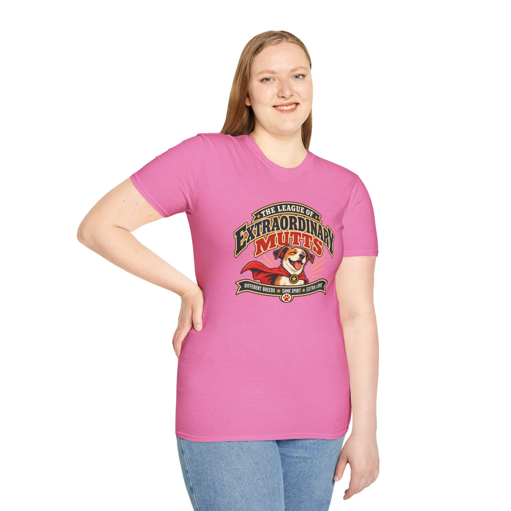 The League of Extraordinary Mutts - Supersoft Unisex T-shirt