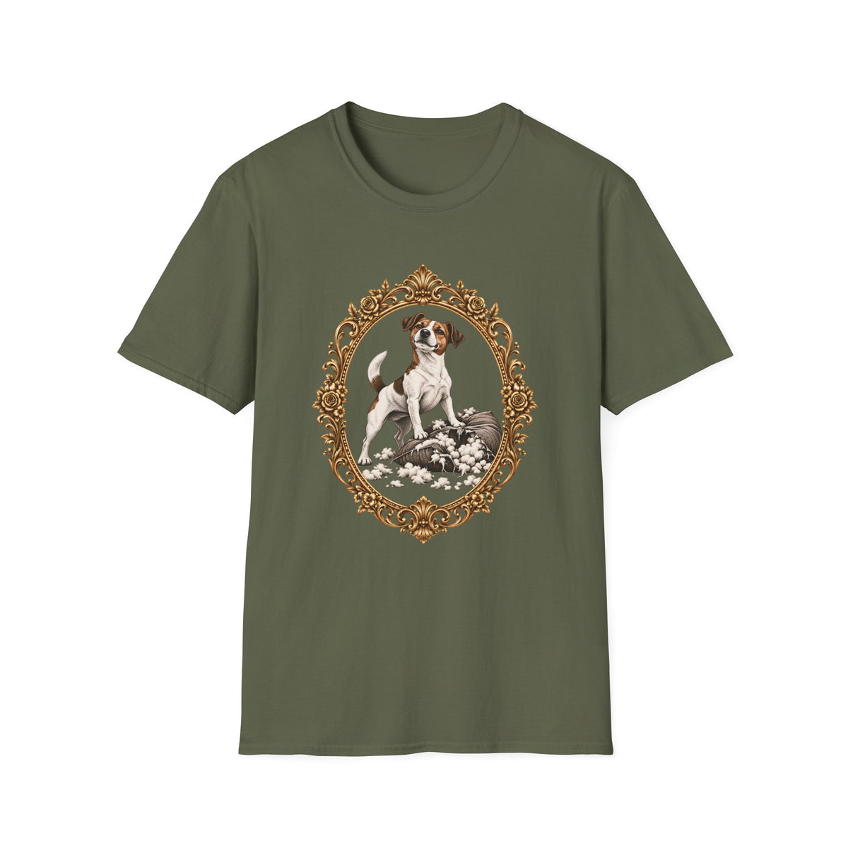 Sir Jack of the Shredded Cushion – Jack Russell - Supersoft Unisex T-shirt