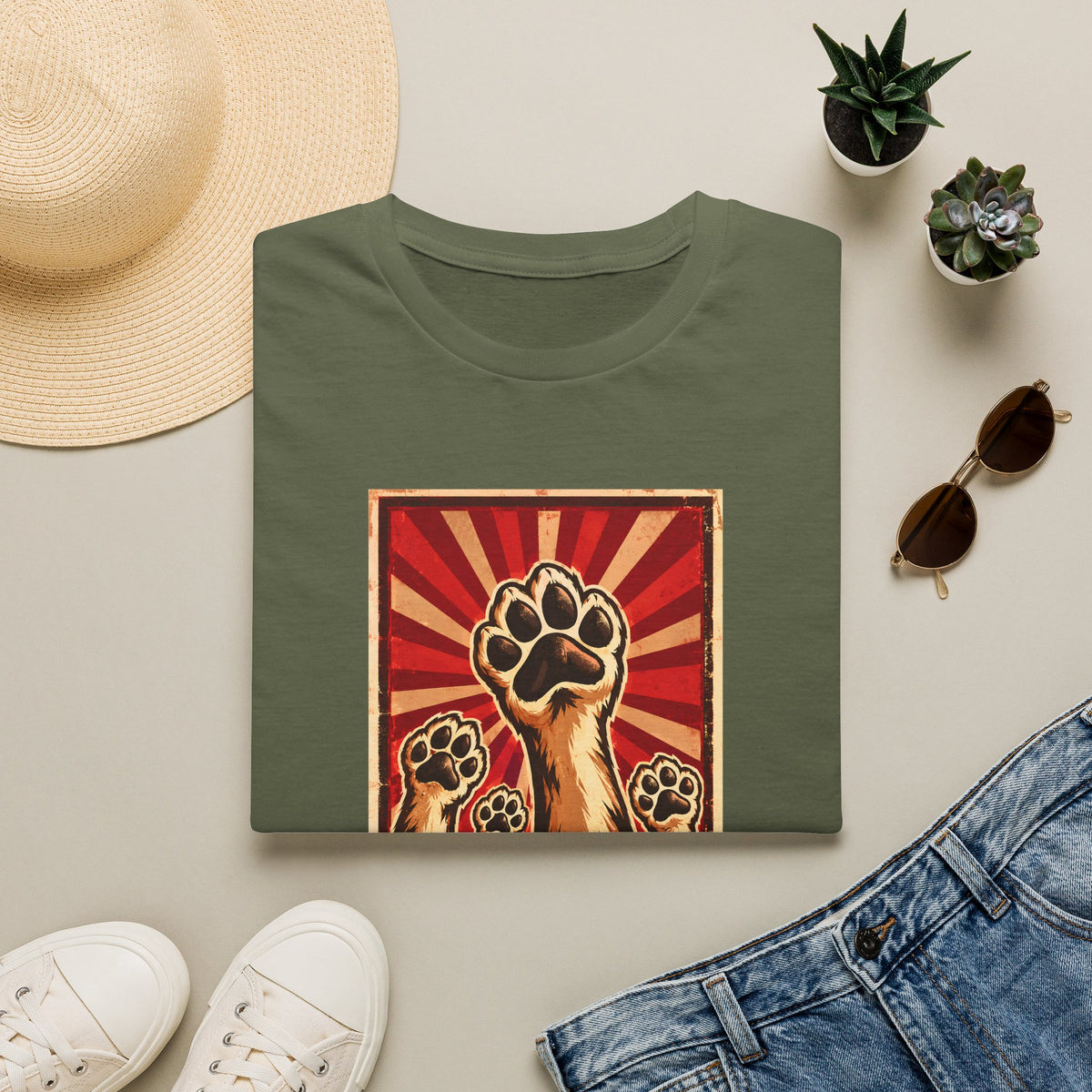 Revolution: Wake Up and Bark! - The Great Canine Uprising - Supersoft Unisex T-shirt