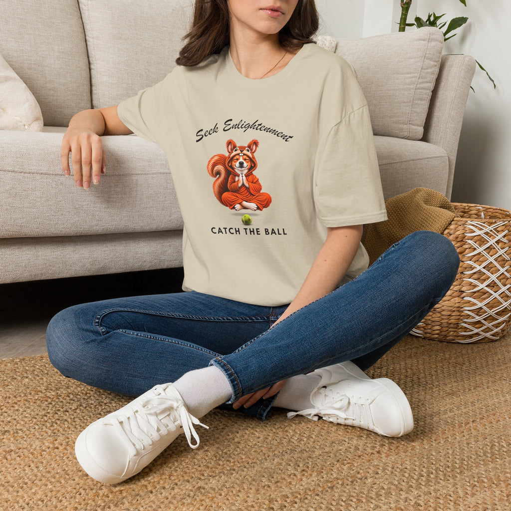 Good Boy's Guide to Enlightenment – Seek Enlightenment, Catch the Ball  –  Supersoft Unisex T-Shirt