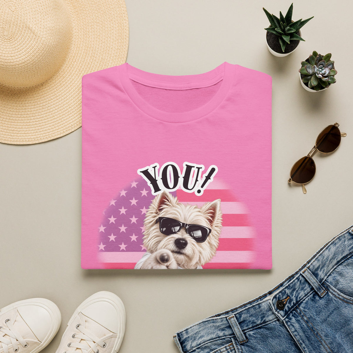 YOU!...Stay Cool! – West Highland Terrier - Supersoft Unisex T-shirt
