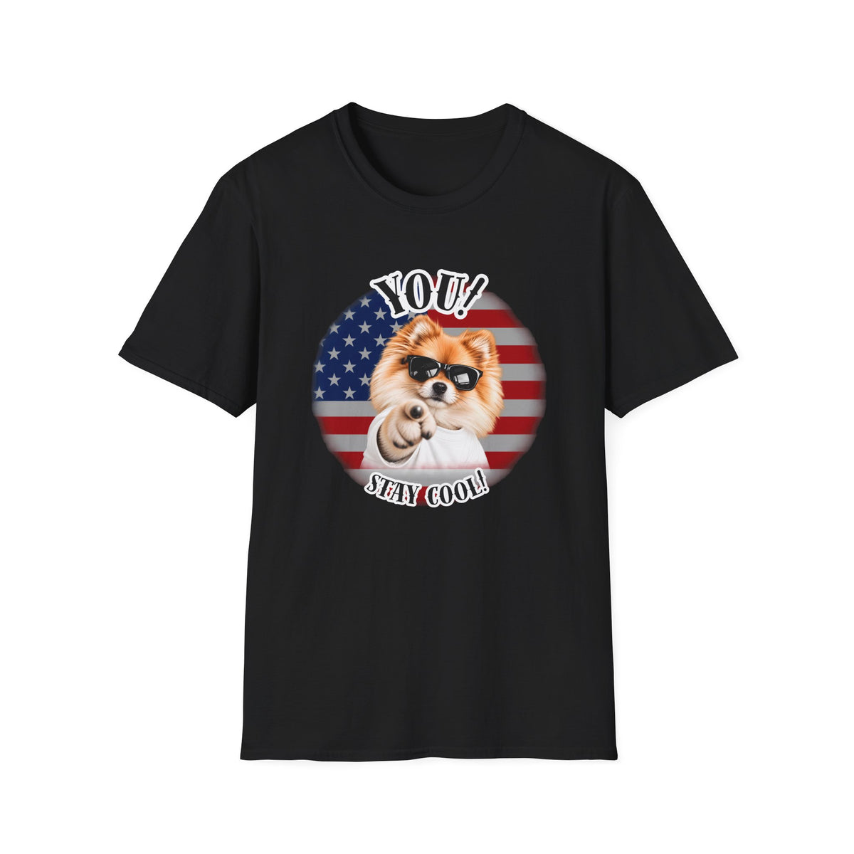YOU!...Stay Cool! – Pomeranian - Supersoft Unisex T-shirt