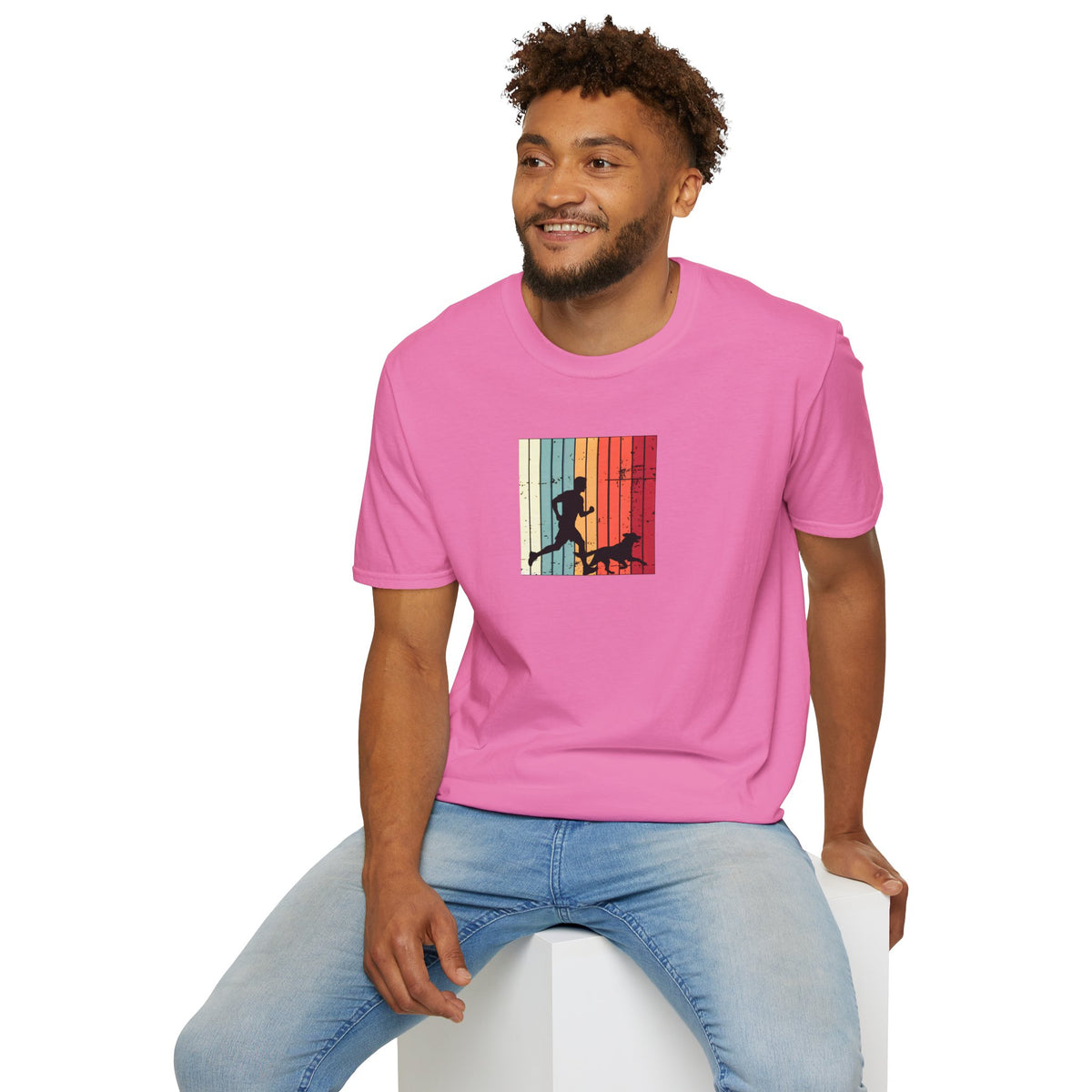 Running With My Best Friend –  Supersoft Unisex T-Shirt
