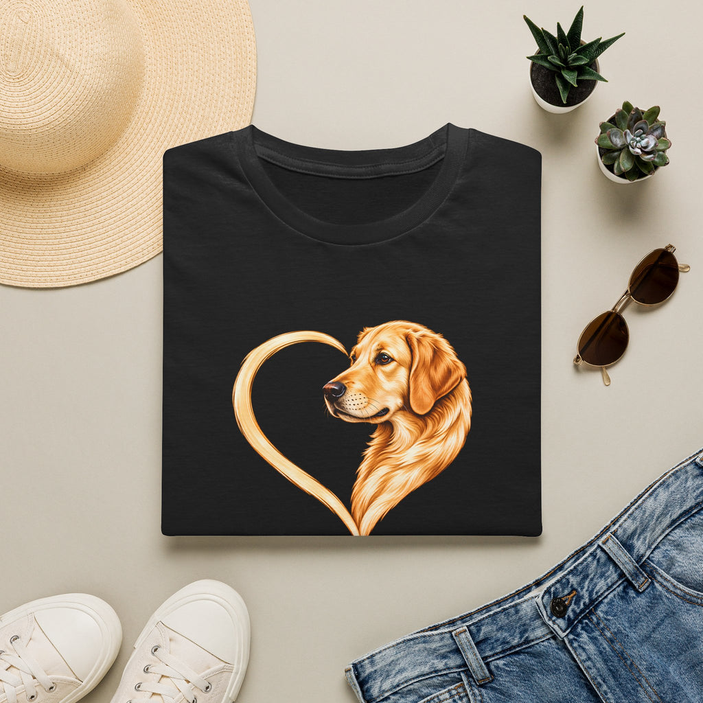 A Heart of Gold - Golden Retriever - Supersoft Unisex T-shirt