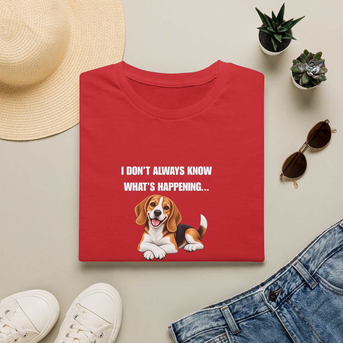 I Don’t Always Know What’s Happening...But When I Do, I’m Still Confused - Beagle Supersoft Unisex T-Shirt