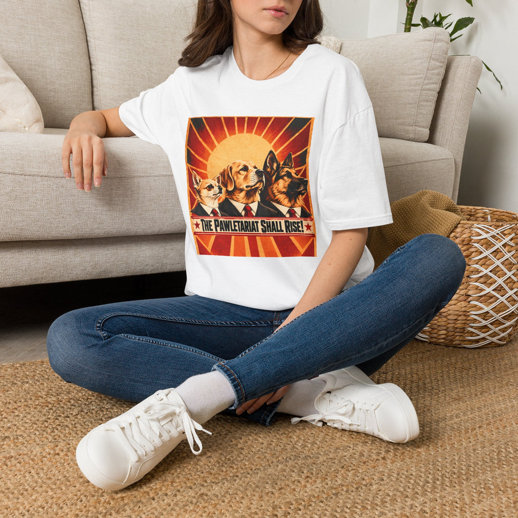 The Pawletariat Shall Rise! – The Great Biscuit Revolution - Supersoft Unisex T-shirt