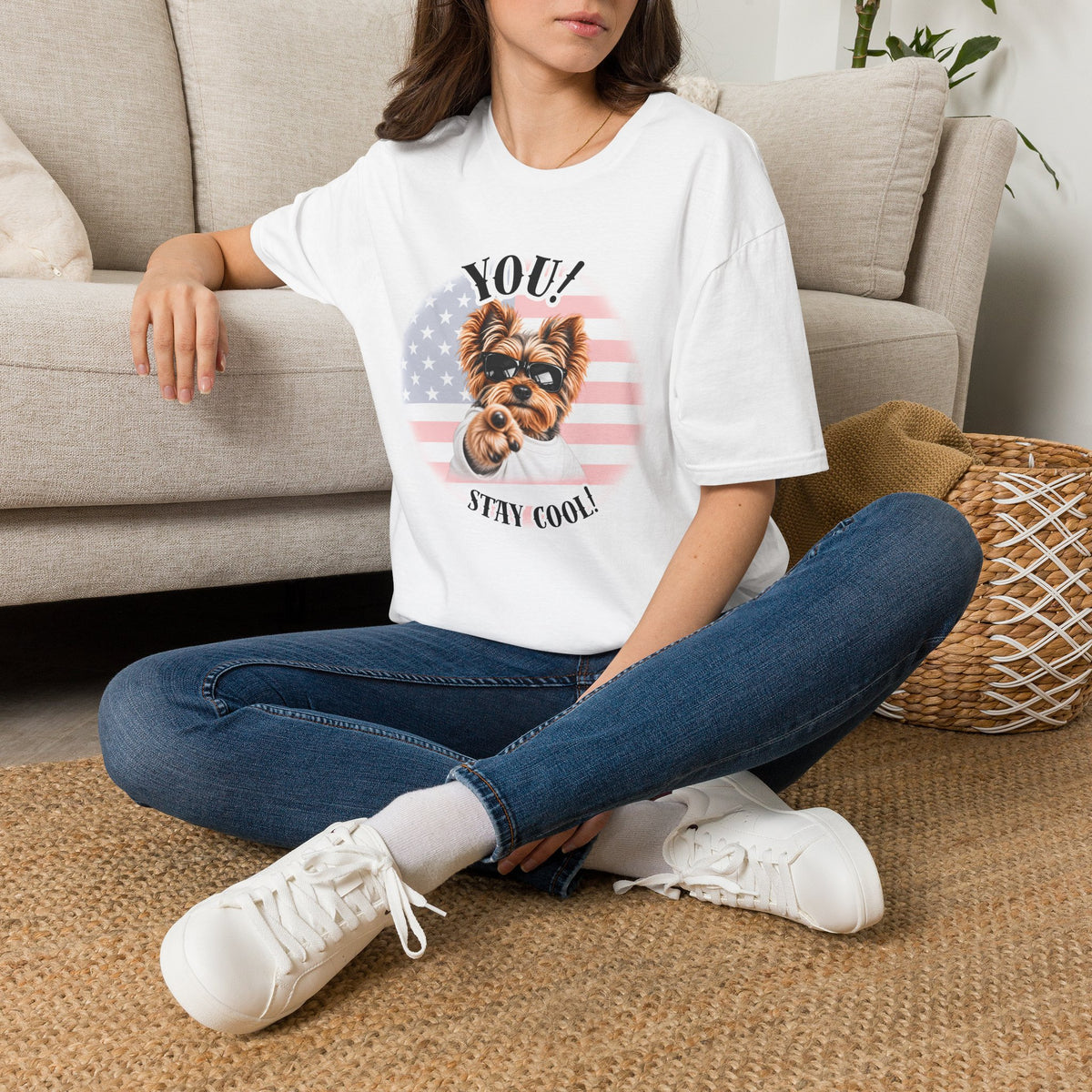 YOU!...Stay Cool! – Yorkshire Terrier - Supersoft Unisex T-shirt