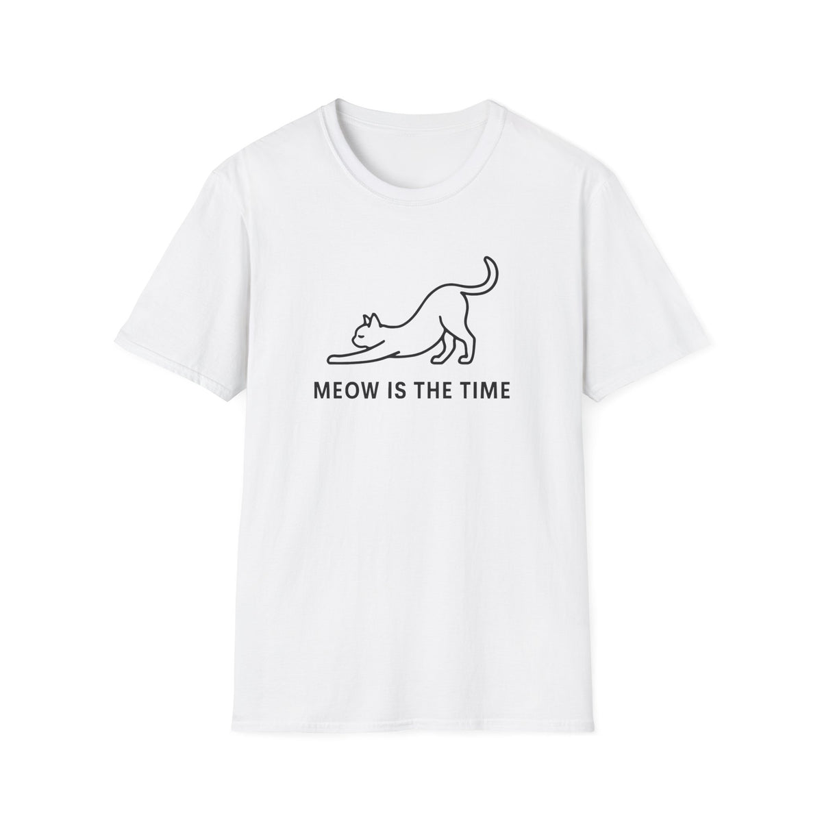 Meow Is The Time –  Supersoft Unisex T-Shirt