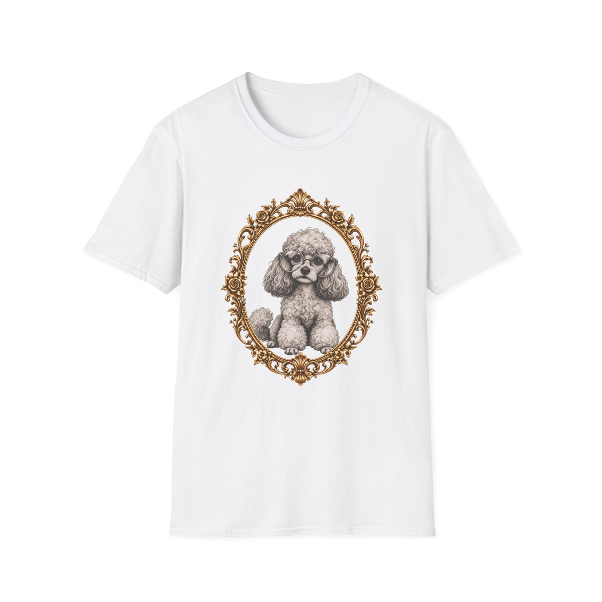 The Esteemed Lady Pawsworth – Poodle - Supersoft Unisex T-shirt