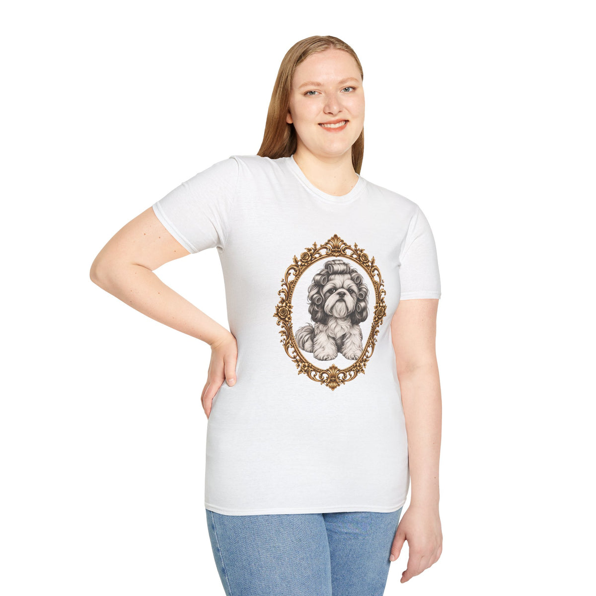 Lady Fluffington – Shih Tzu - Supersoft Unisex T-shirt