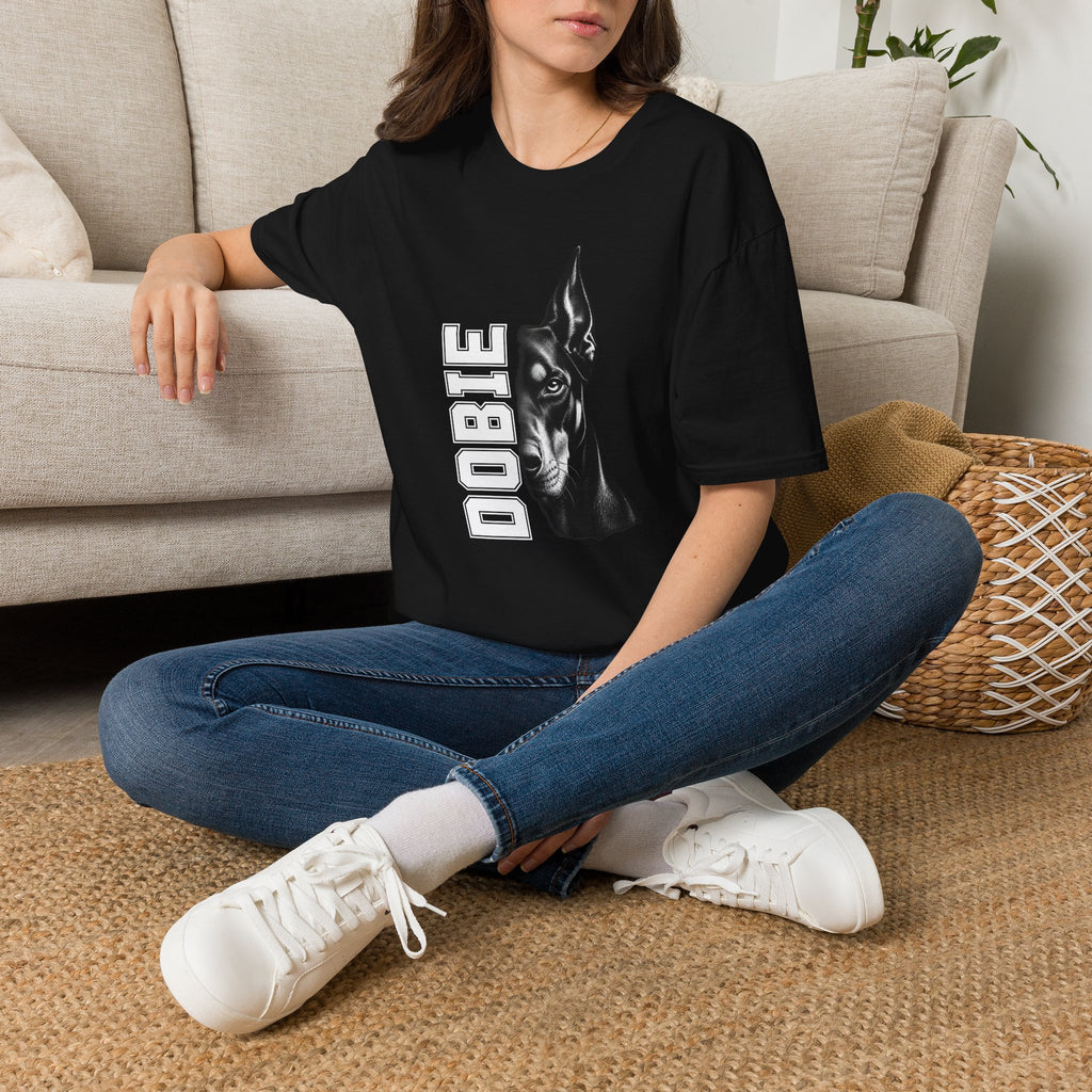 Doberman On Duty - Supersoft Unisex T-shirt