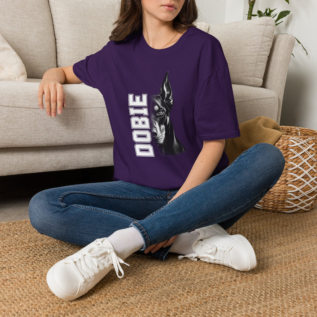 Doberman On Duty - Supersoft Unisex T-shirt