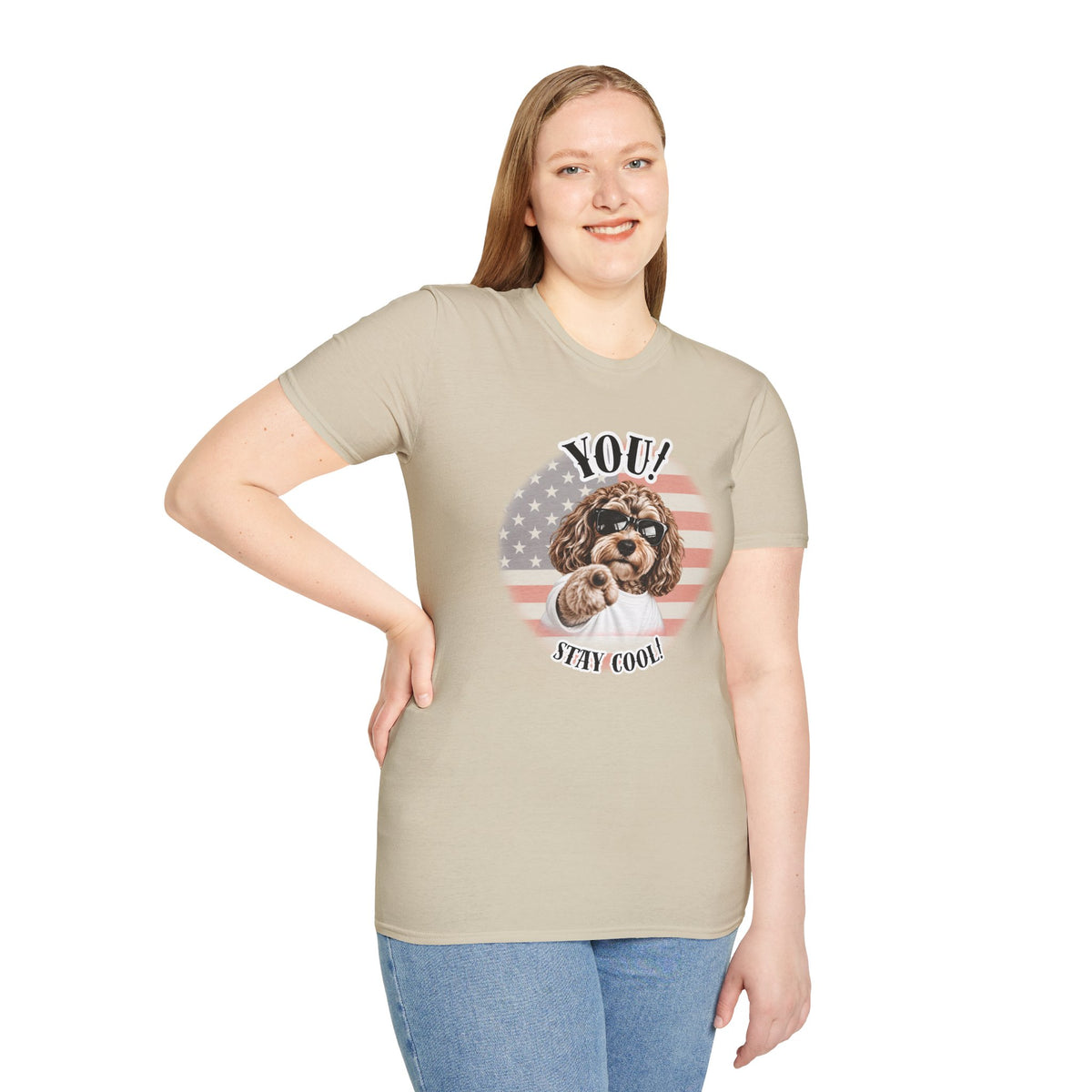 YOU!...Stay Cool! – Cockapoo - Supersoft Unisex T-shirt