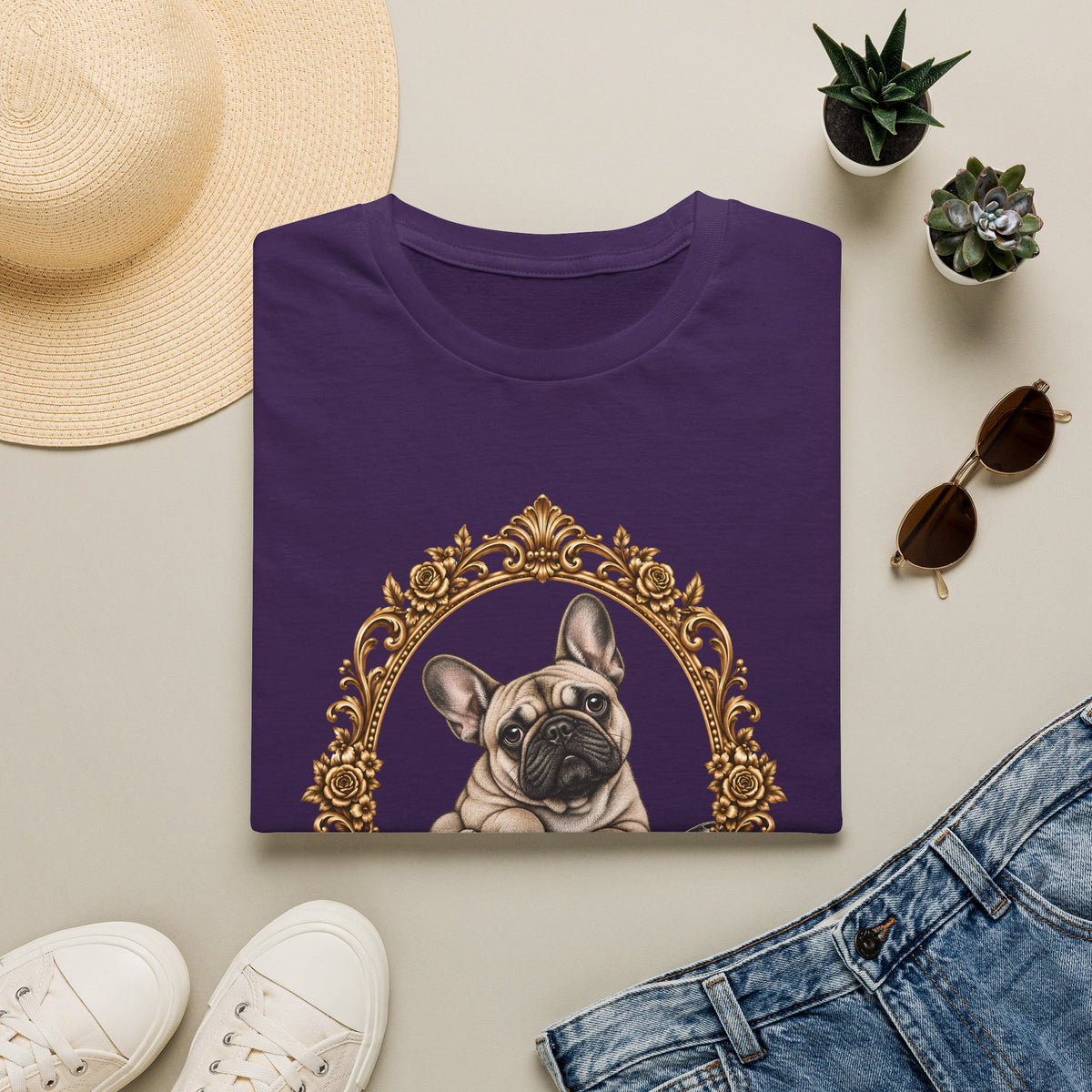 The Duke of Dinner – French Bulldog - Supersoft Unisex T-shirt