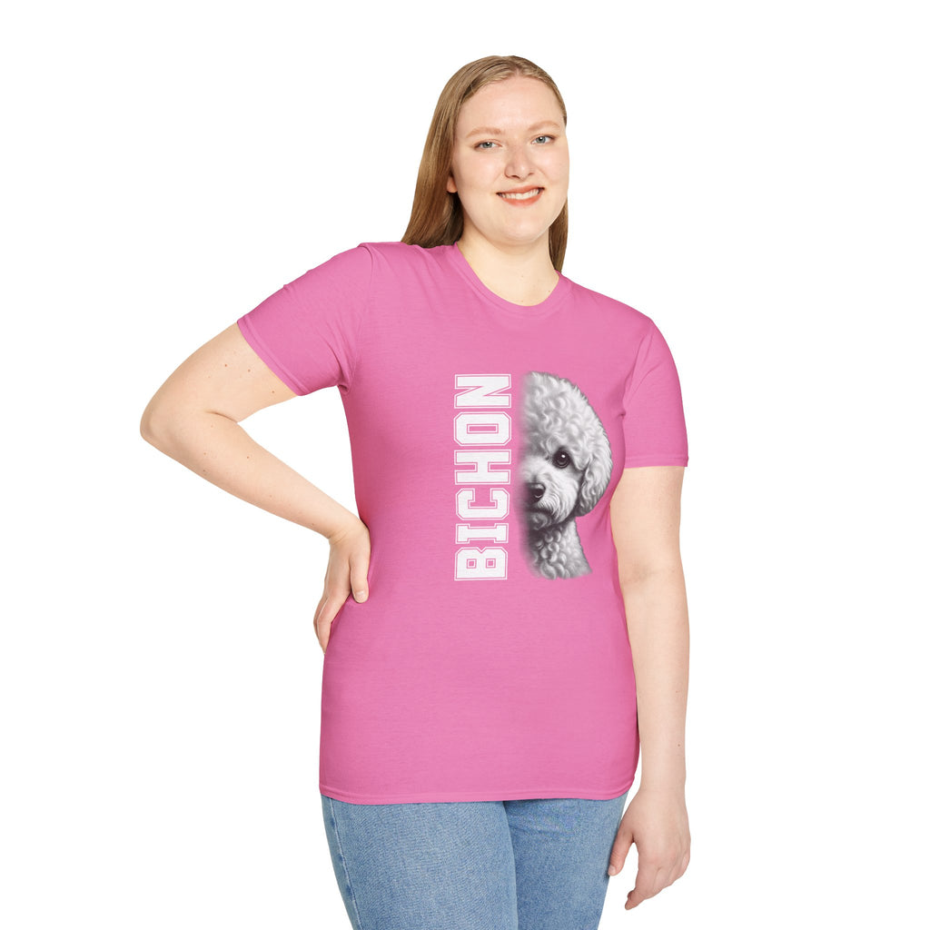 Bichon Frise On Duty - Supersoft Unisex T-shirt