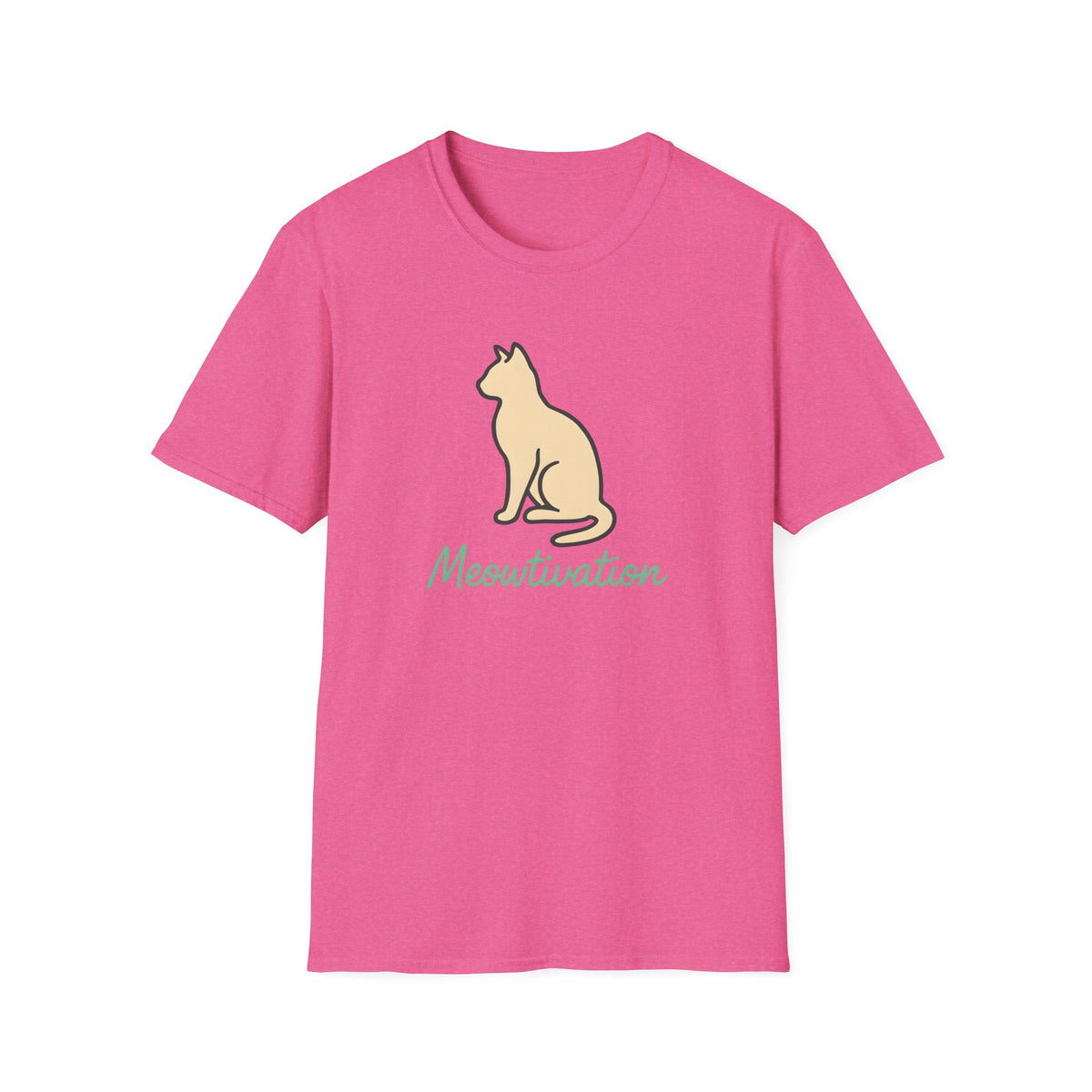 Meow-tivation Cat –  Supersoft Unisex T-Shirt