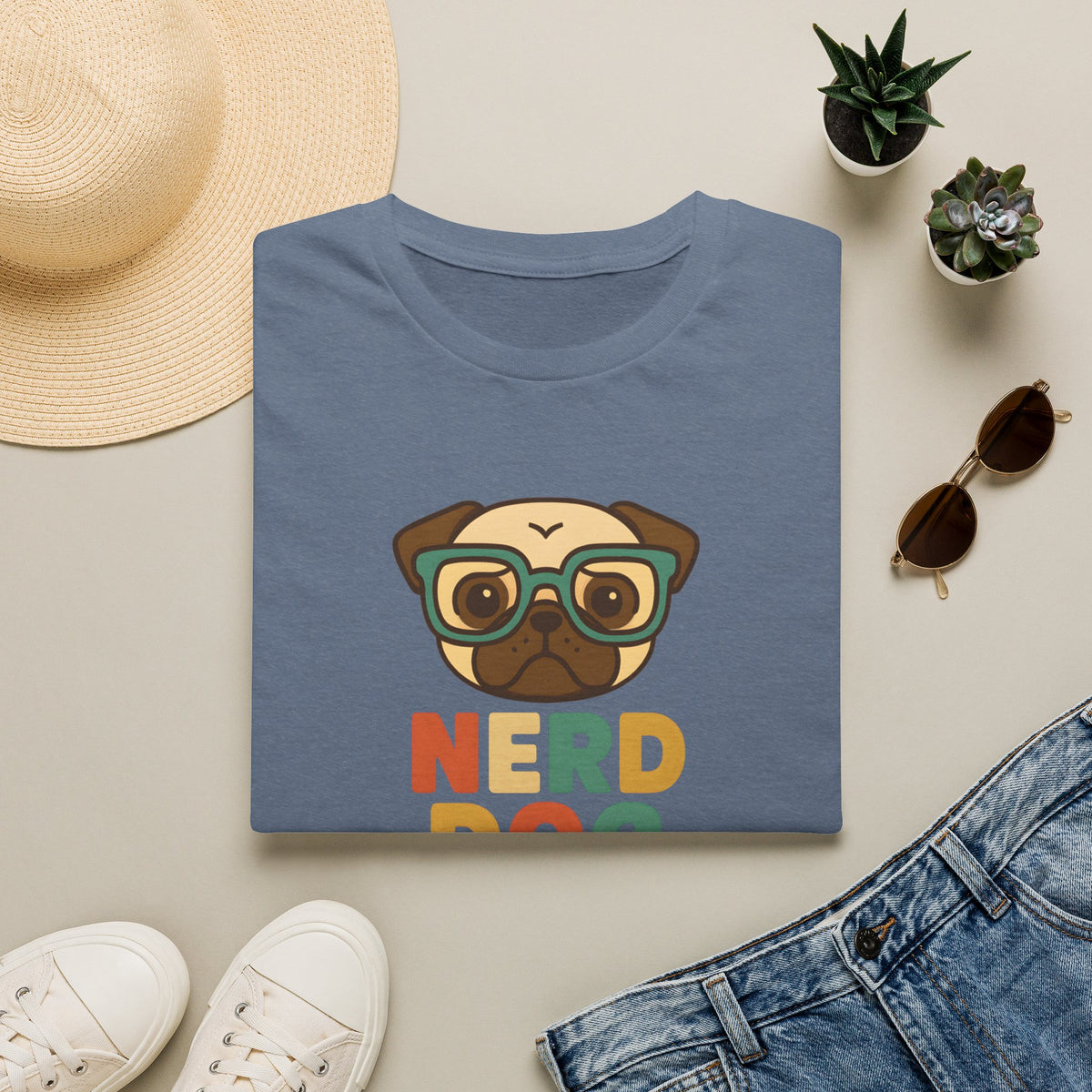 Nerd Dog  –  Supersoft Unisex T-Shirt