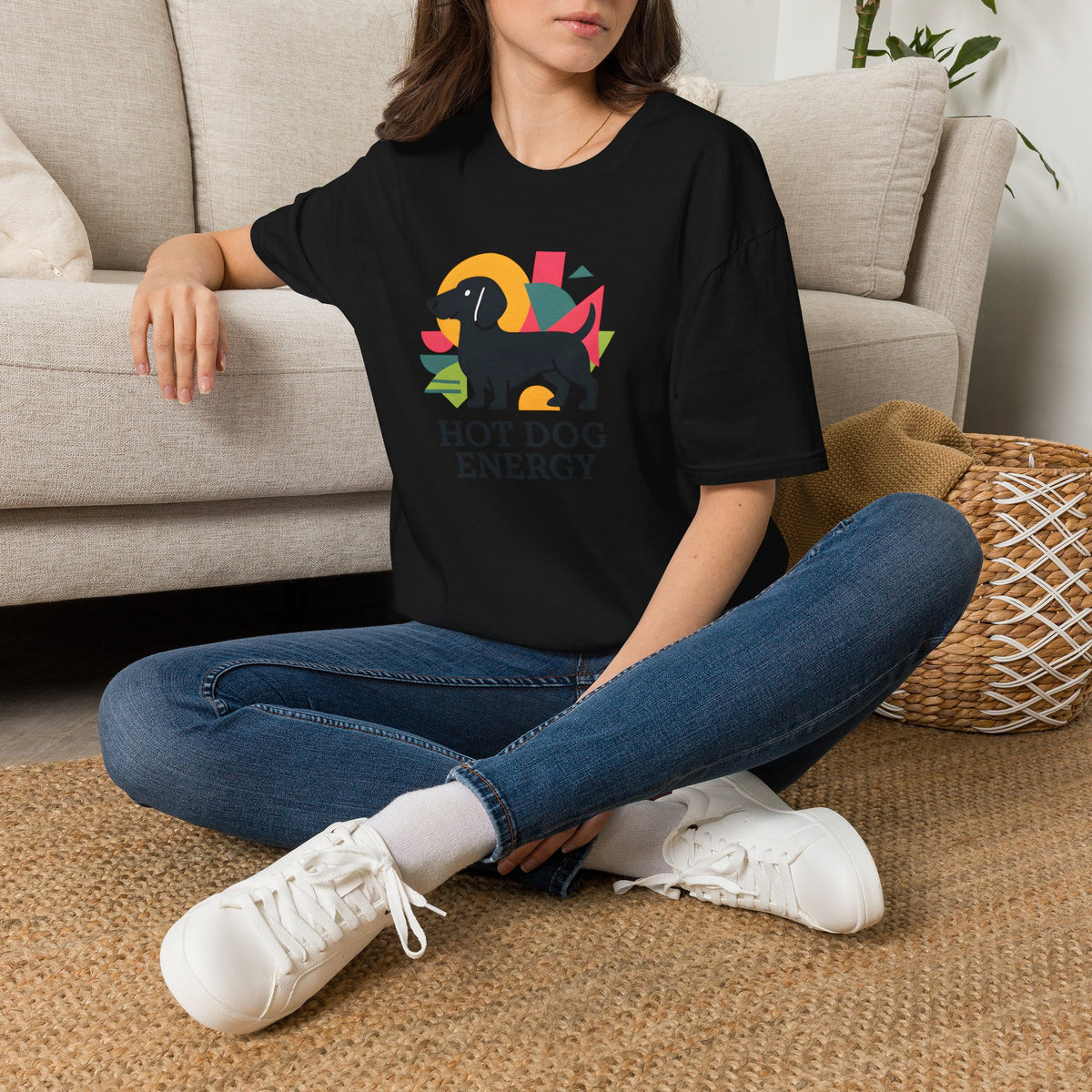 Hot Dog Energy –  Supersoft Unisex T-Shirt