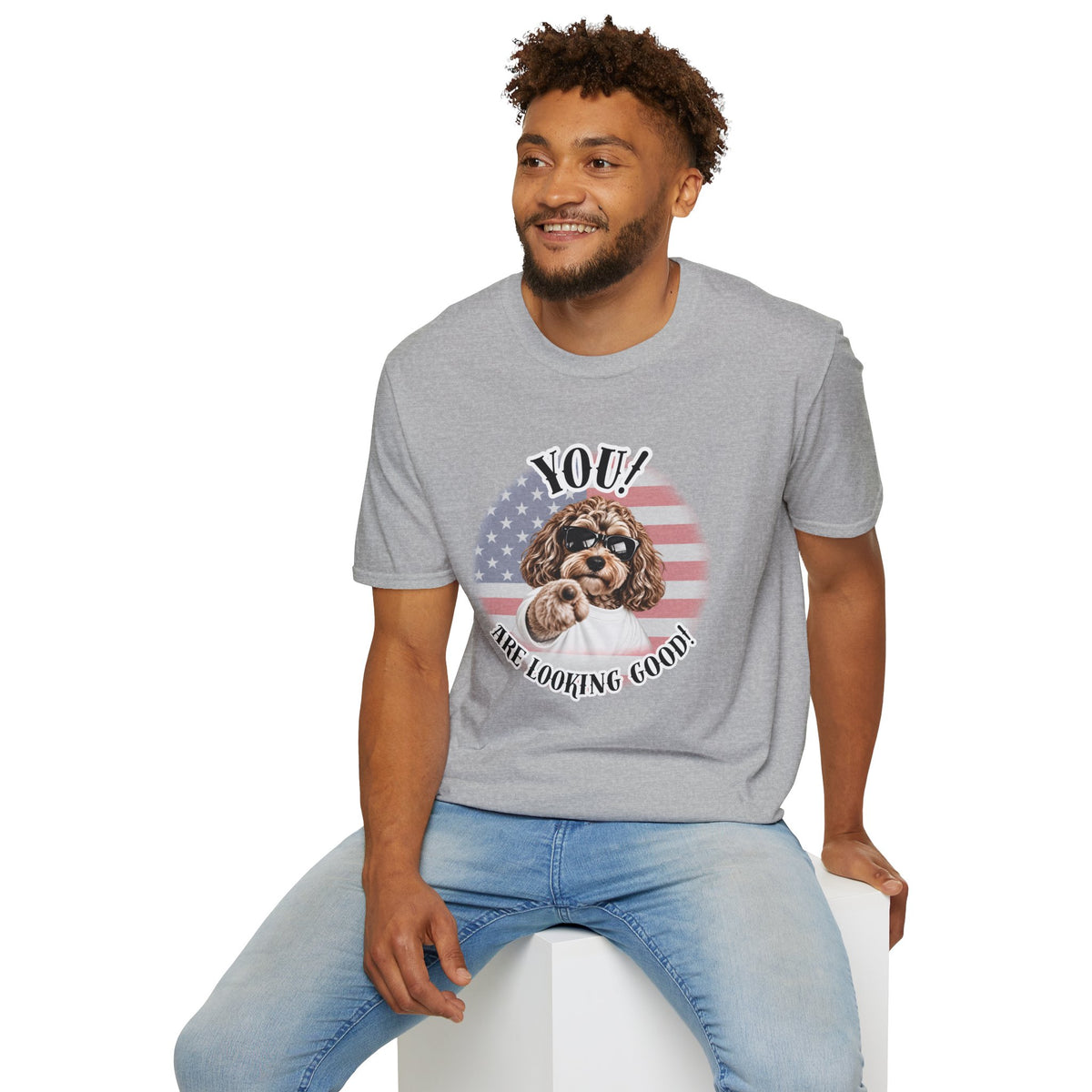 YOU!...Are Looking Good! – Cockapoo - Supersoft Unisex T-shirt