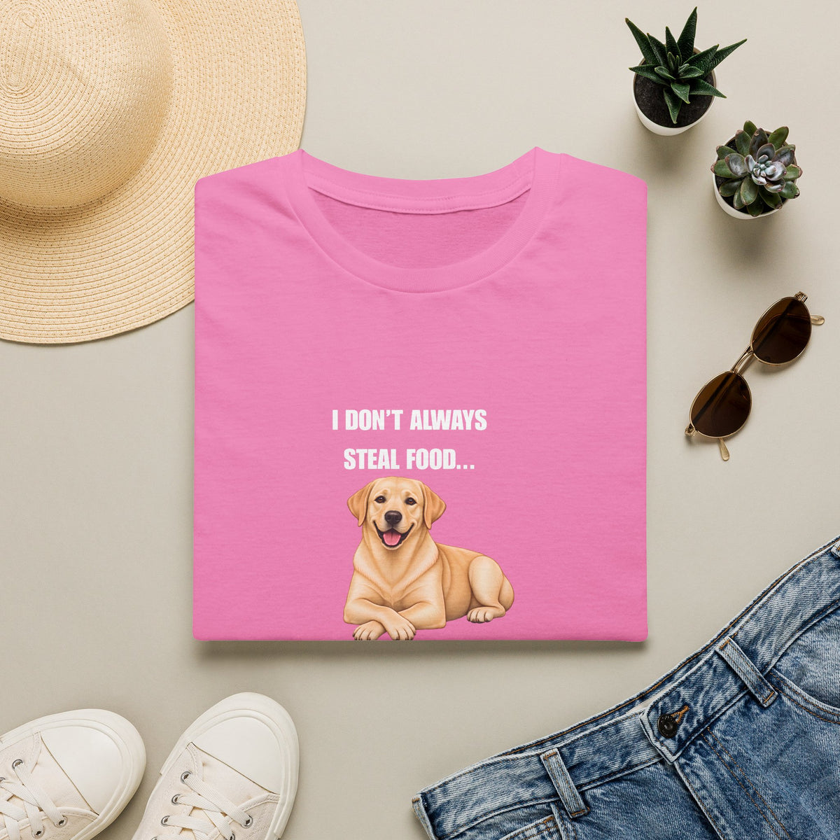 I Don’t Always Steal Food...But When I Do, I Regret Nothing - Labrador Supersoft Unisex T-Shirt