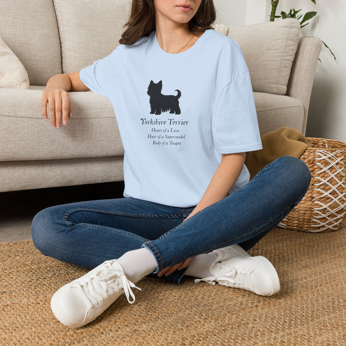 Heart of a Lion - Yorkshire Terrier – Supersoft Unisex T-Shirt