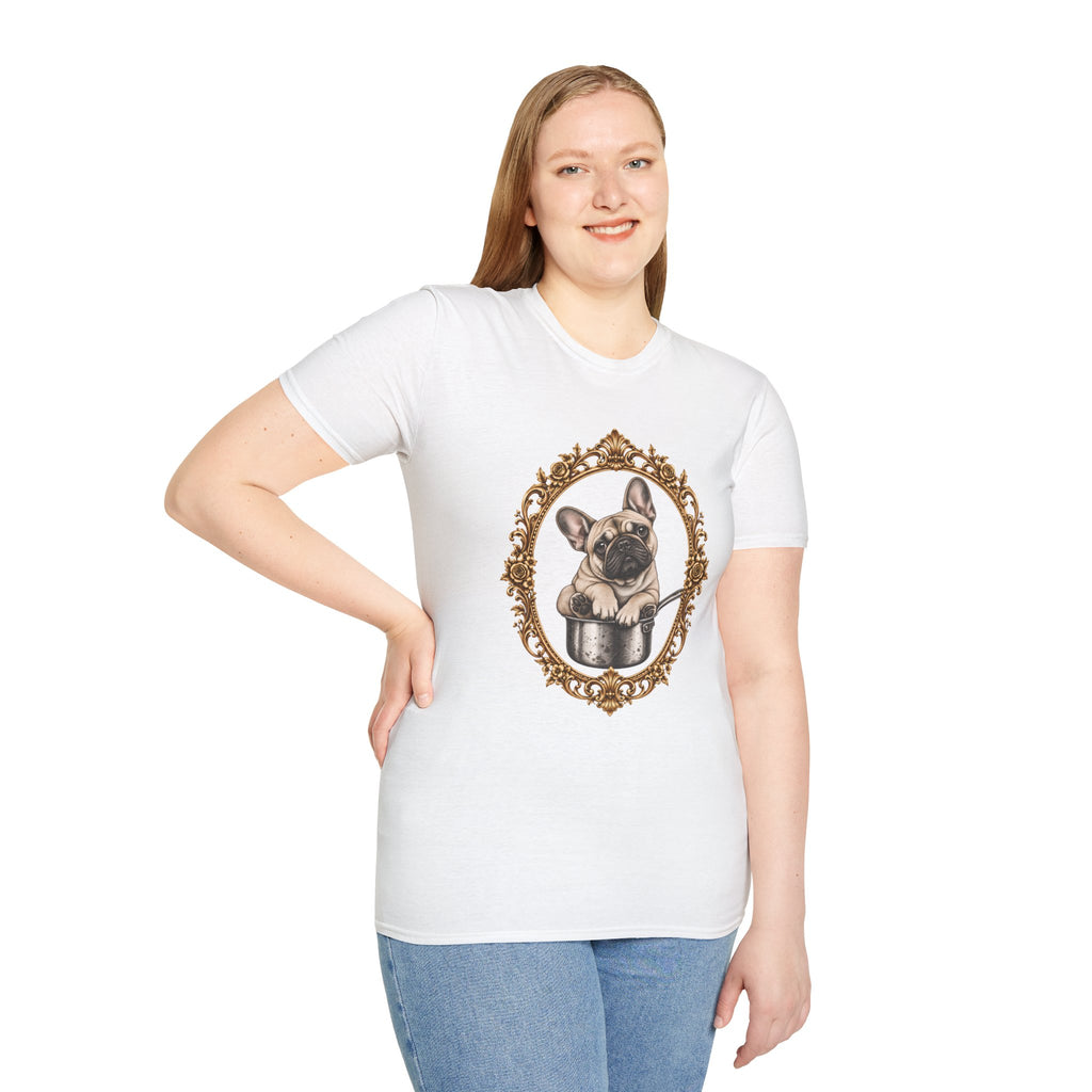 The Duke of Dinner – French Bulldog - Supersoft Unisex T-shirt