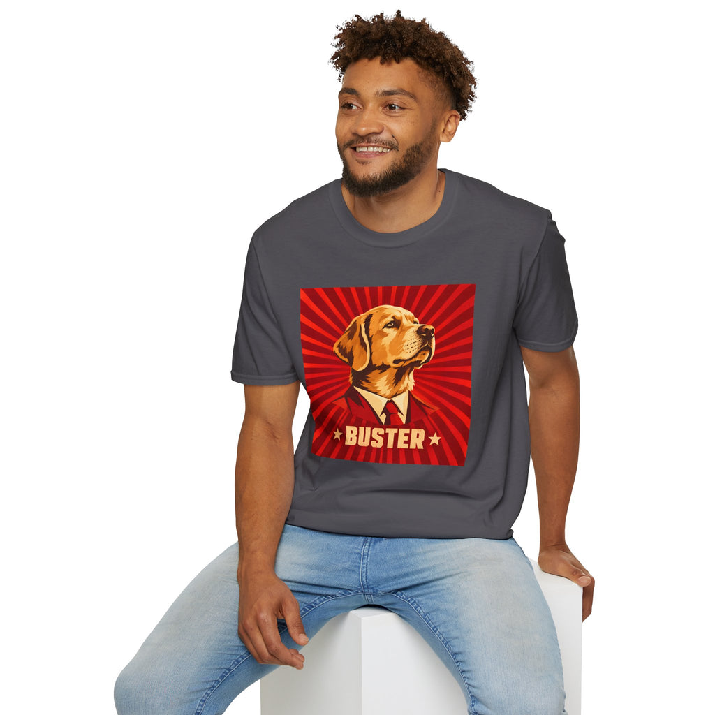 First Comrade Buster – Supreme Leader of the Biscuit Revolution - Supersoft Unisex T-shirt