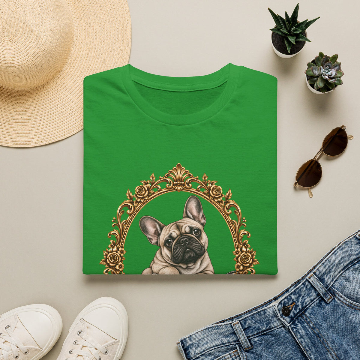 The Duke of Dinner – French Bulldog - Supersoft Unisex T-shirt