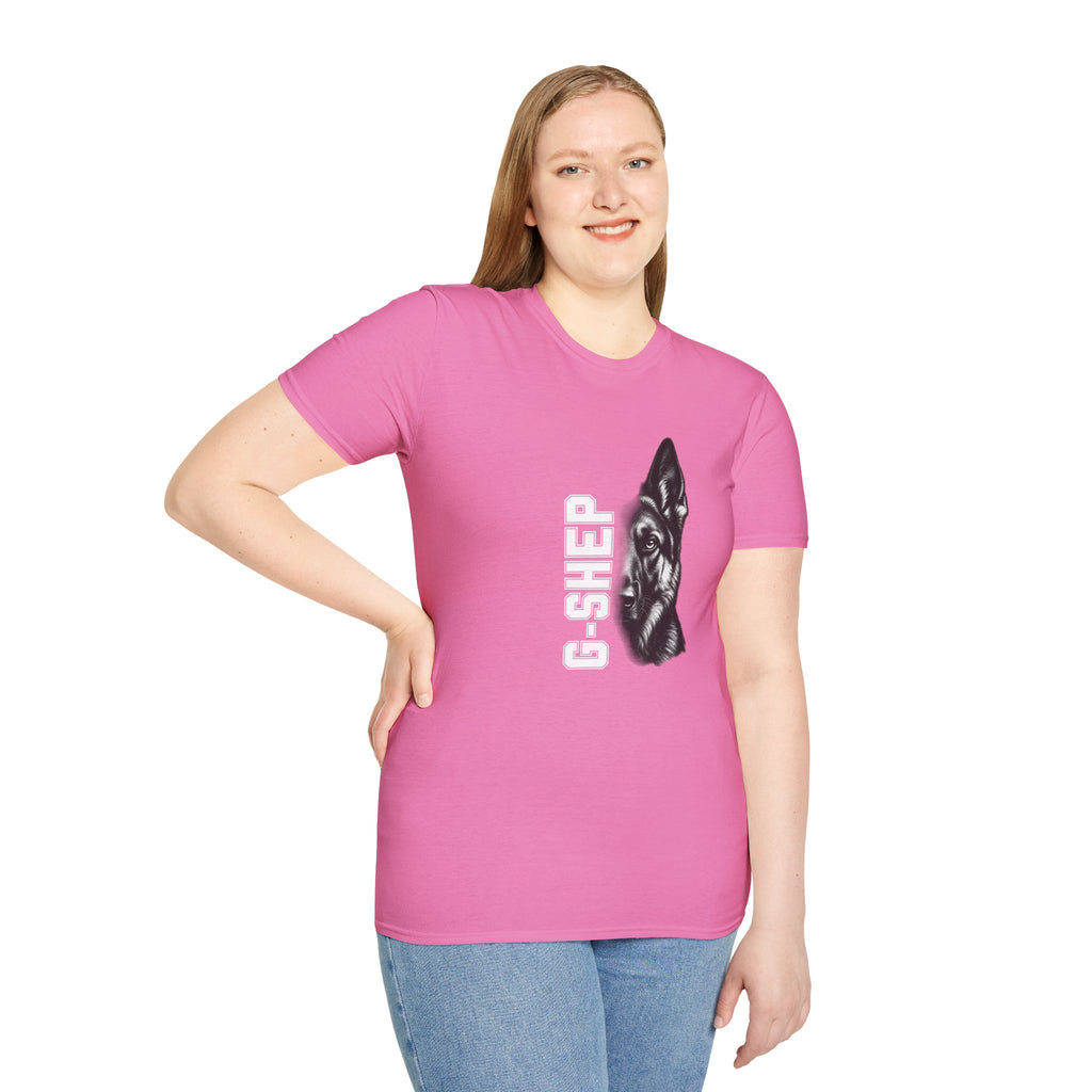 German Shepherd On Duty - Supersoft Unisex T-shirt