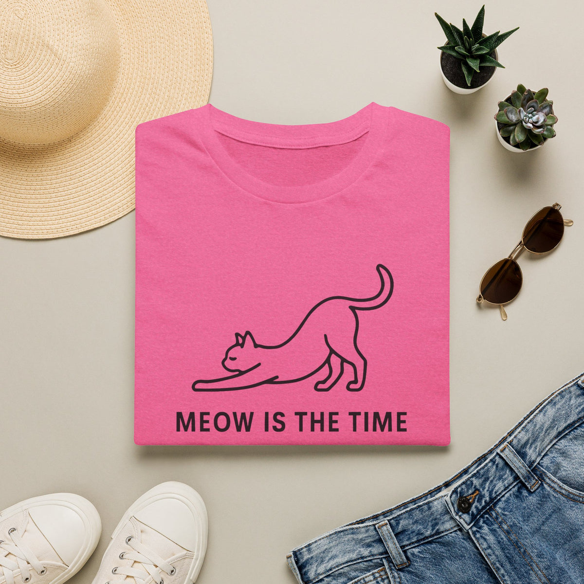Meow Is The Time –  Supersoft Unisex T-Shirt