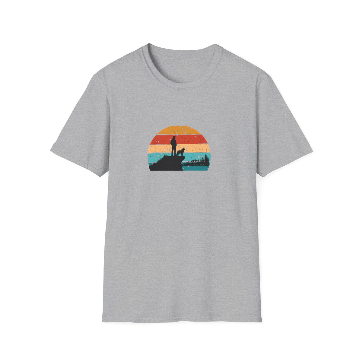 The Best View Comes With a Dog –  Supersoft Unisex T-Shirt