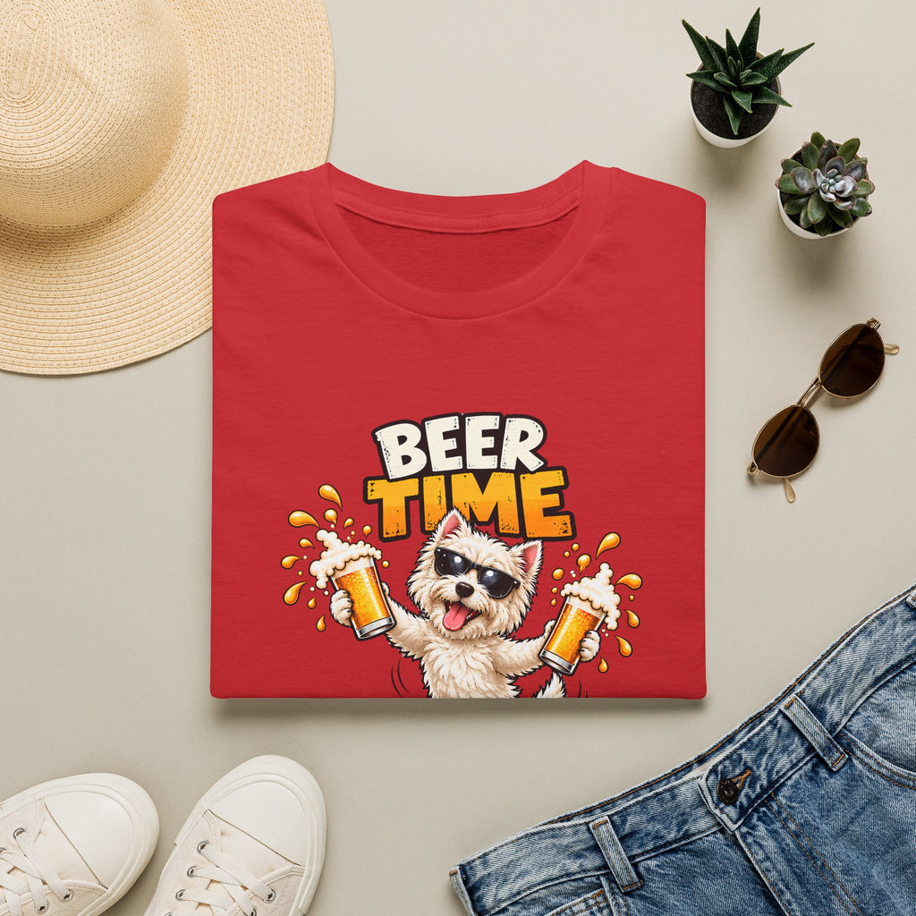 Beer Time, Madafakas! – West Highland Terrier - Supersoft Unisex T-shirt