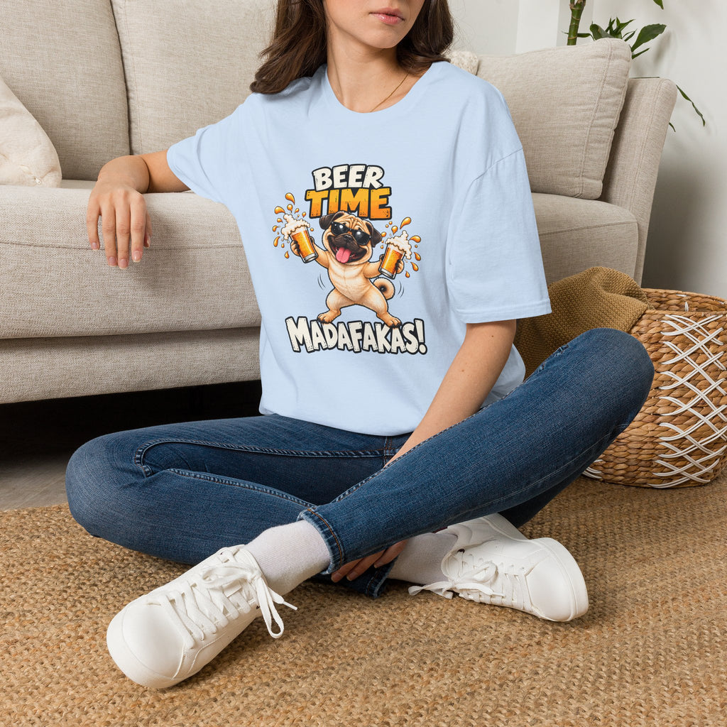 Beer Time, Madafakas! – Pug - Supersoft Unisex T-shirt