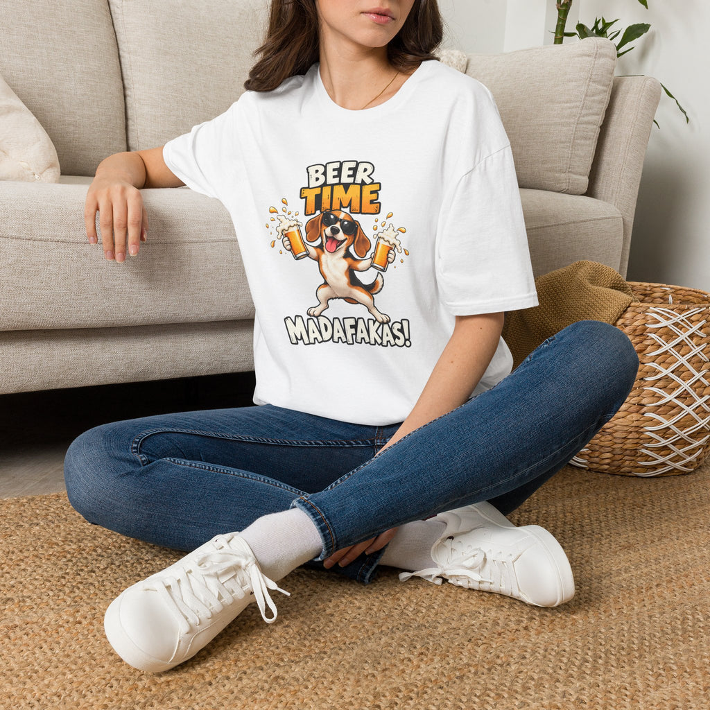 Beer Time, Madafakas! – Beagle - Supersoft Unisex T-shirt