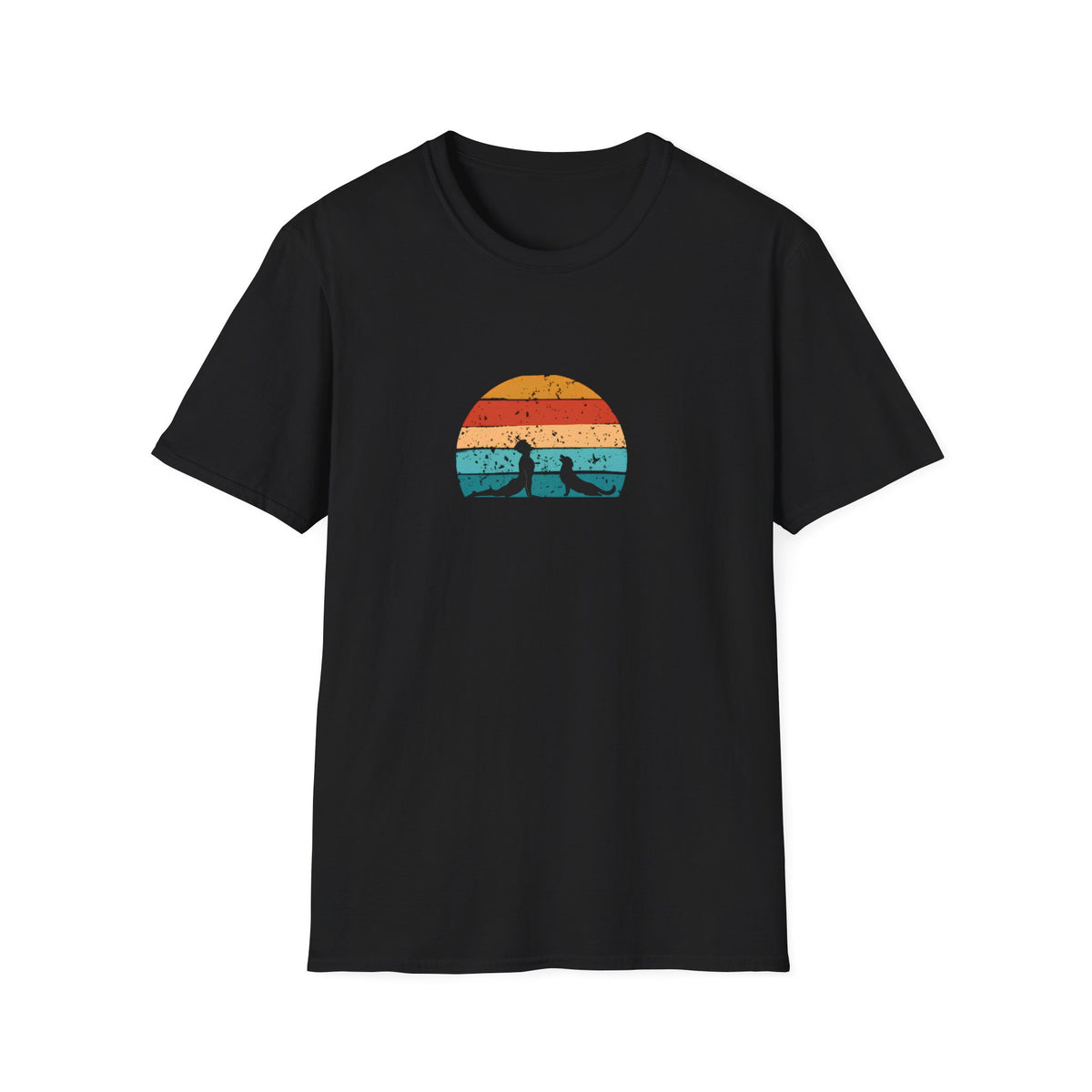 Downward Dog...With My Dog –  Supersoft Unisex T-Shirt