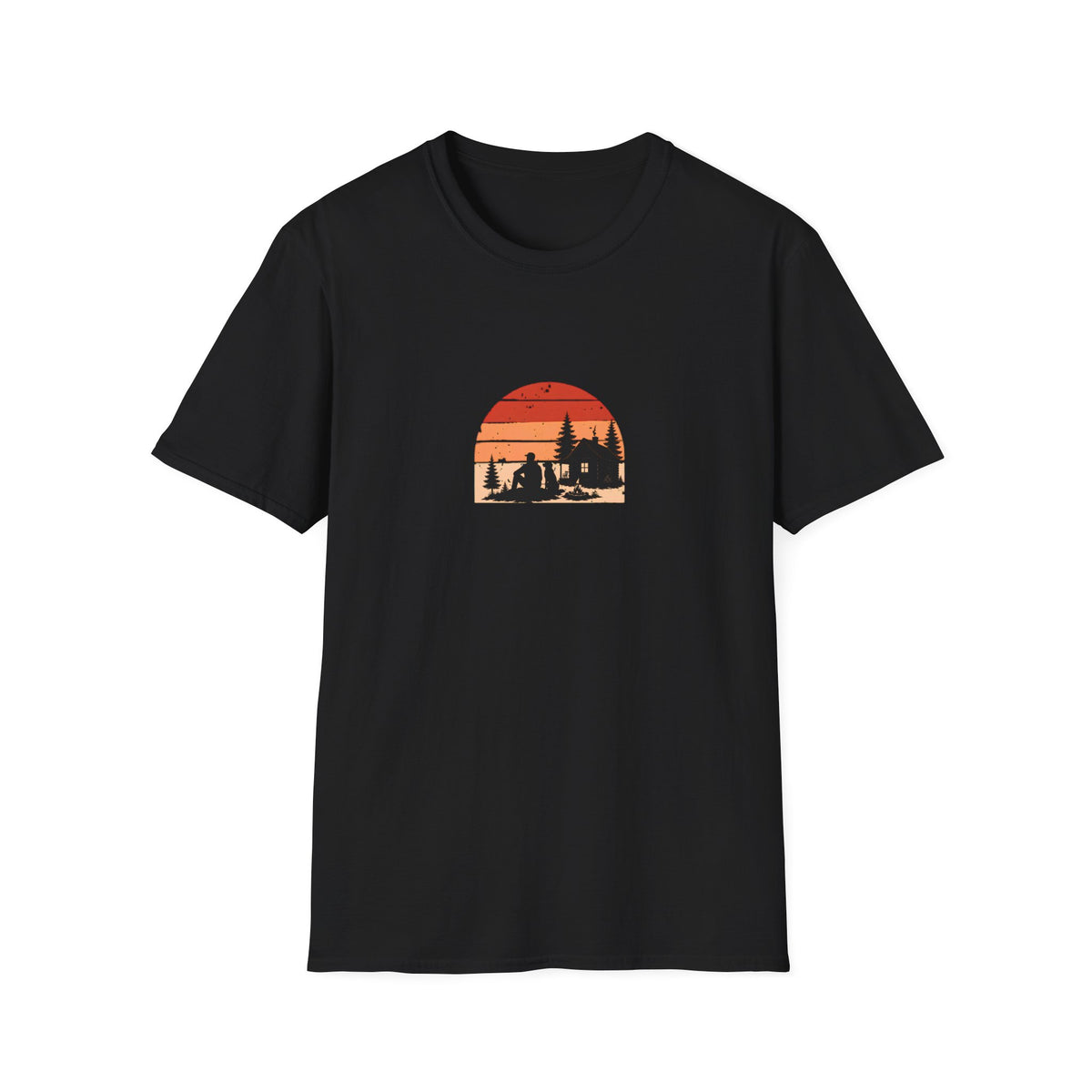 Cabin, Campfire & My Best Friend –  Supersoft Unisex T-Shirt