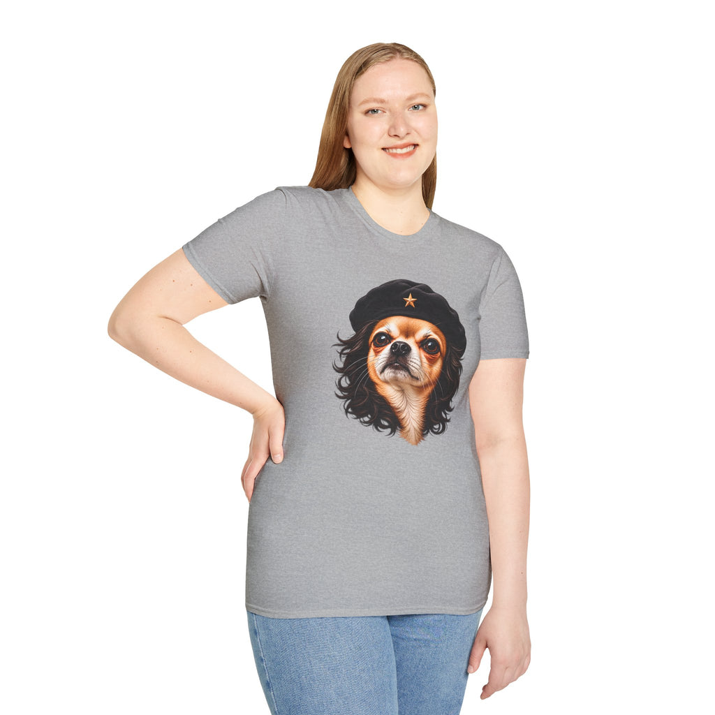 Chih Guevara – Small Dog, Big Revolution! - Supersoft Unisex T-shirt