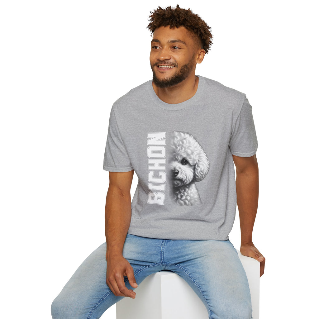 Bichon Frise On Duty - Supersoft Unisex T-shirt