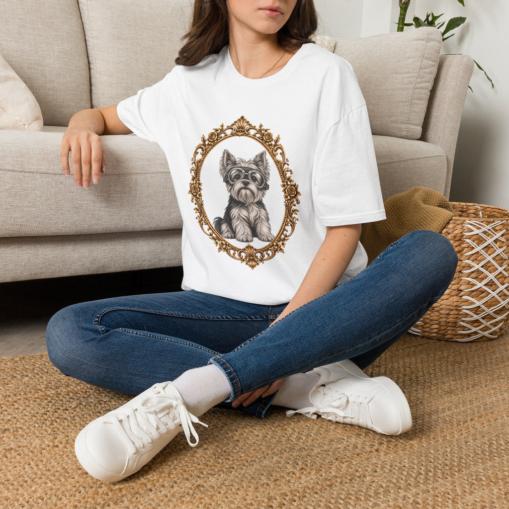The Flying Yorkie – Yorkshire Terrier - Supersoft Unisex T-shirt