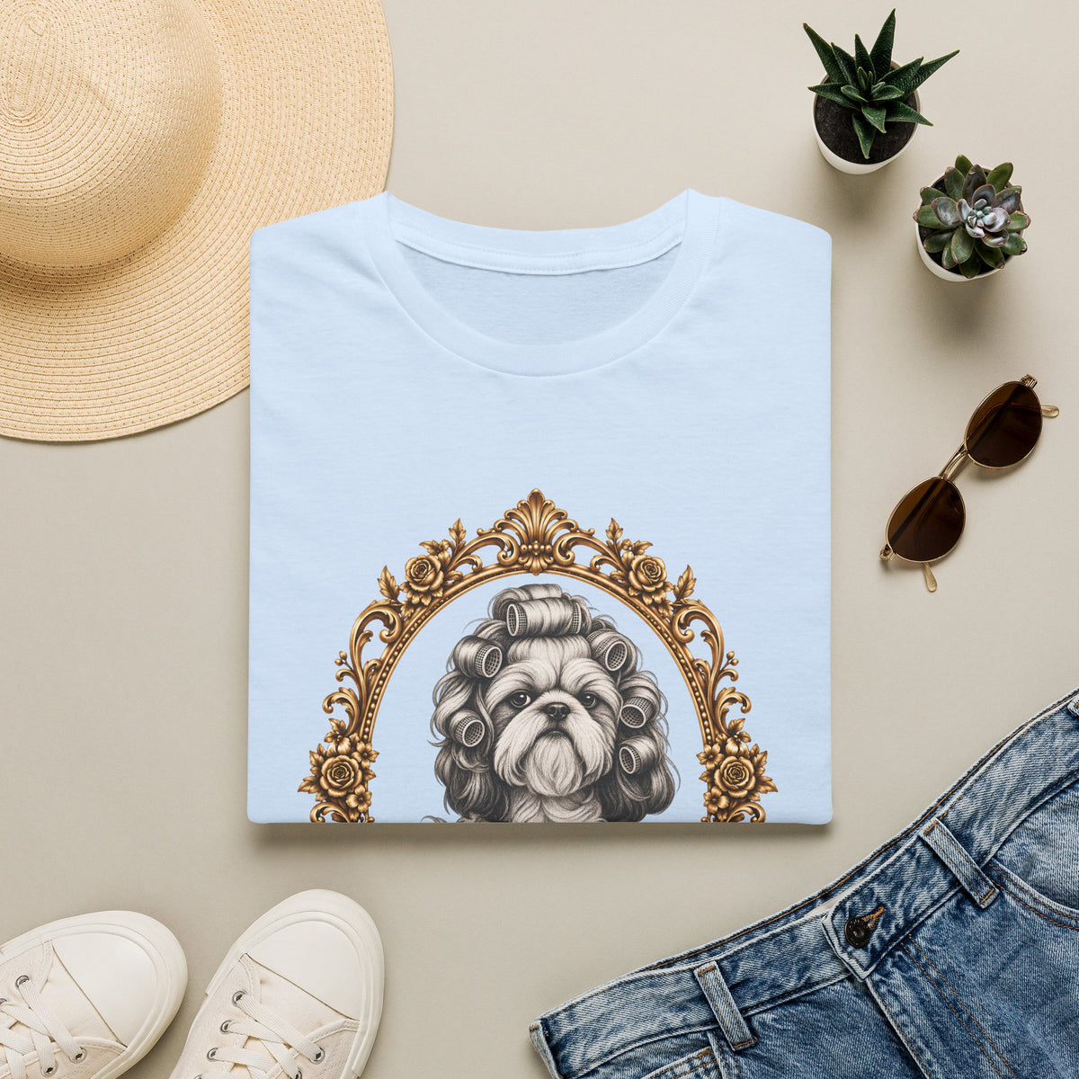 Lady Fluffington – Shih Tzu - Supersoft Unisex T-shirt