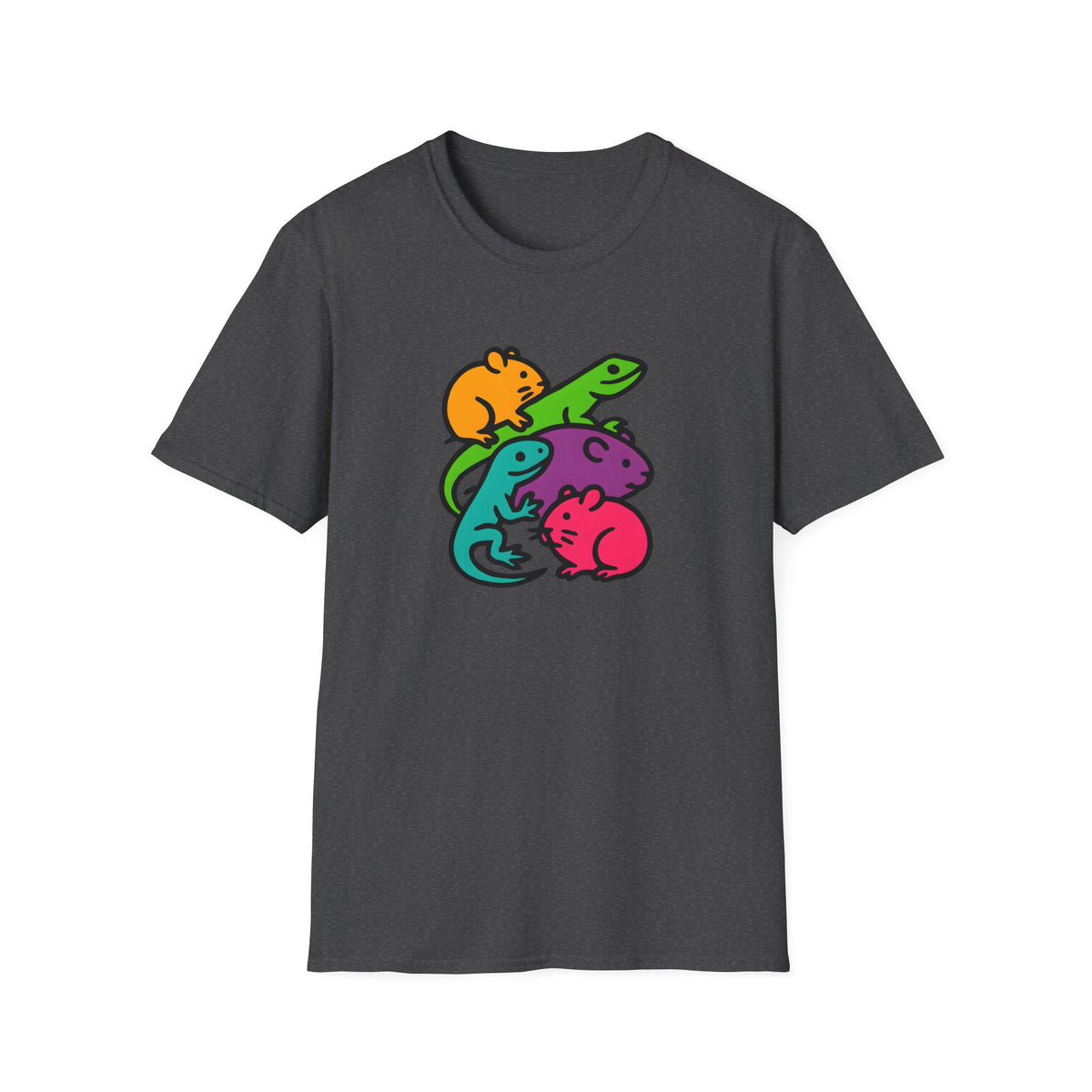 Colourful Animals –  Supersoft Unisex T-Shirt