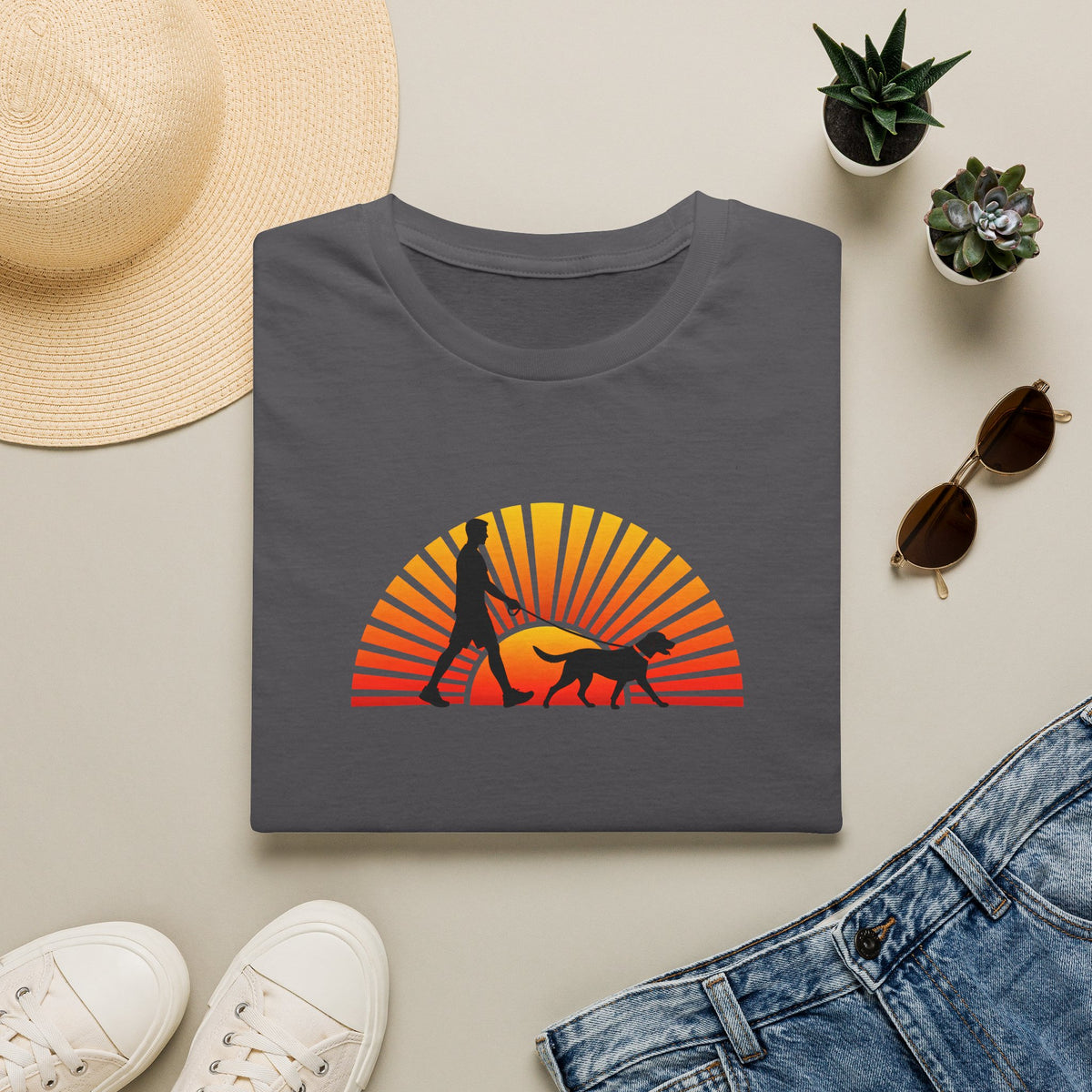Walkies...Powered by the Dog –  Supersoft Unisex T-Shirt