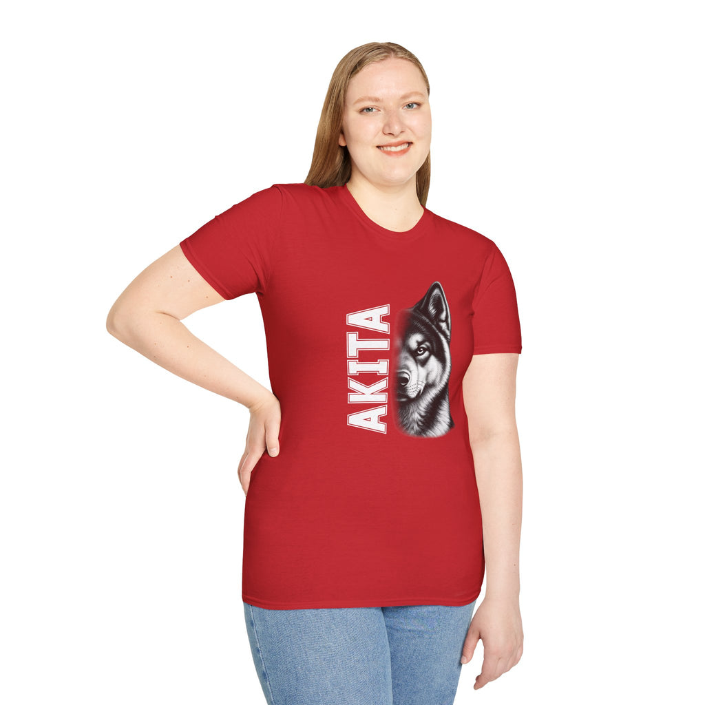 Akita On Duty - Supersoft Unisex T-shirt