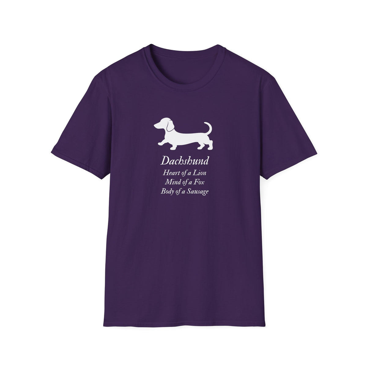 Heart of a Lion - Dachshund – Supersoft Unisex T-Shirt