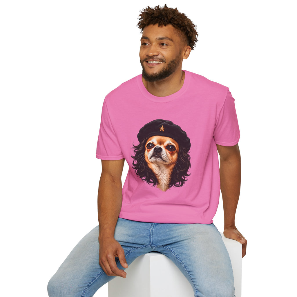 Chih Guevara – Small Dog, Big Revolution! - Supersoft Unisex T-shirt