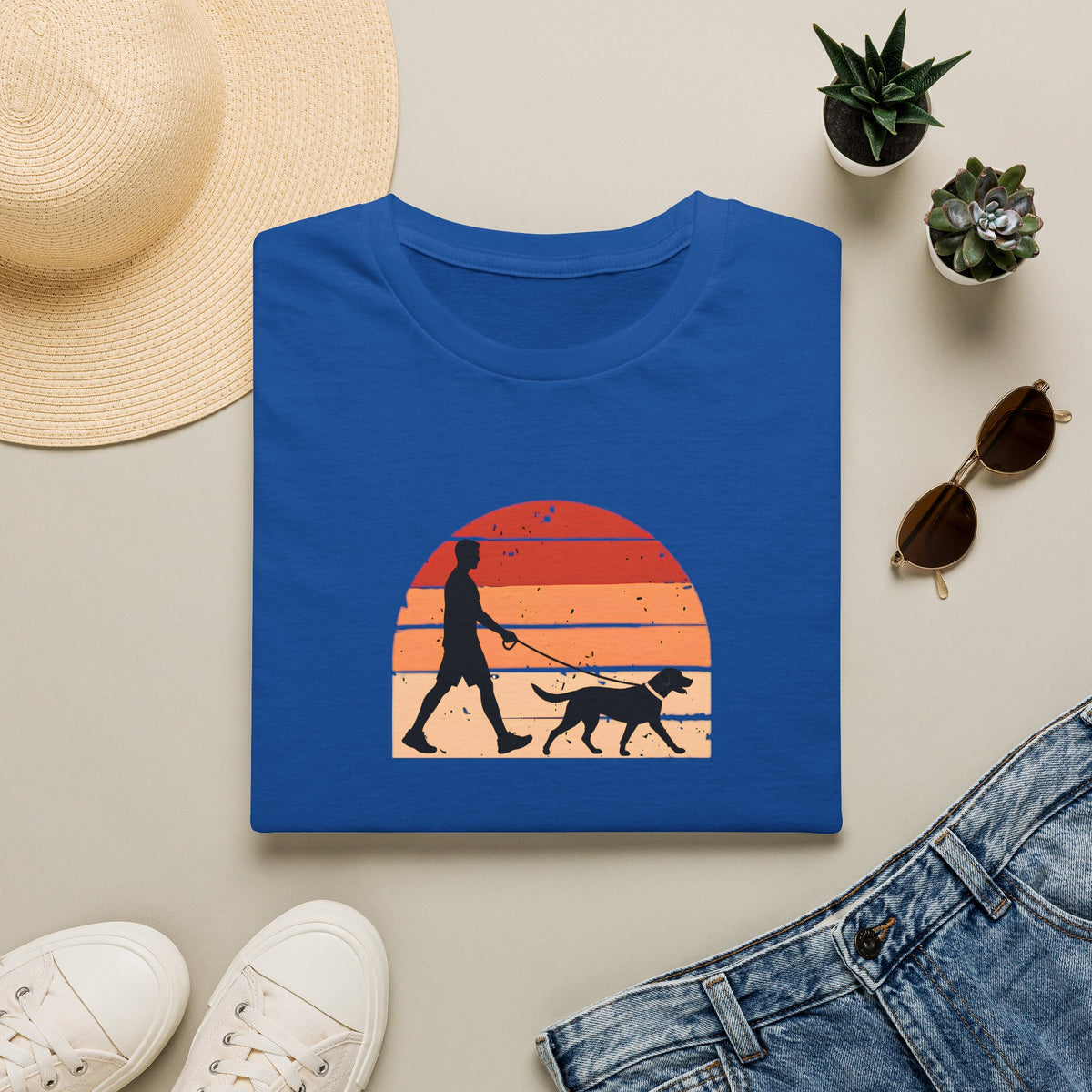 Walkies...Dog in Charge–  Supersoft Unisex T-Shirt
