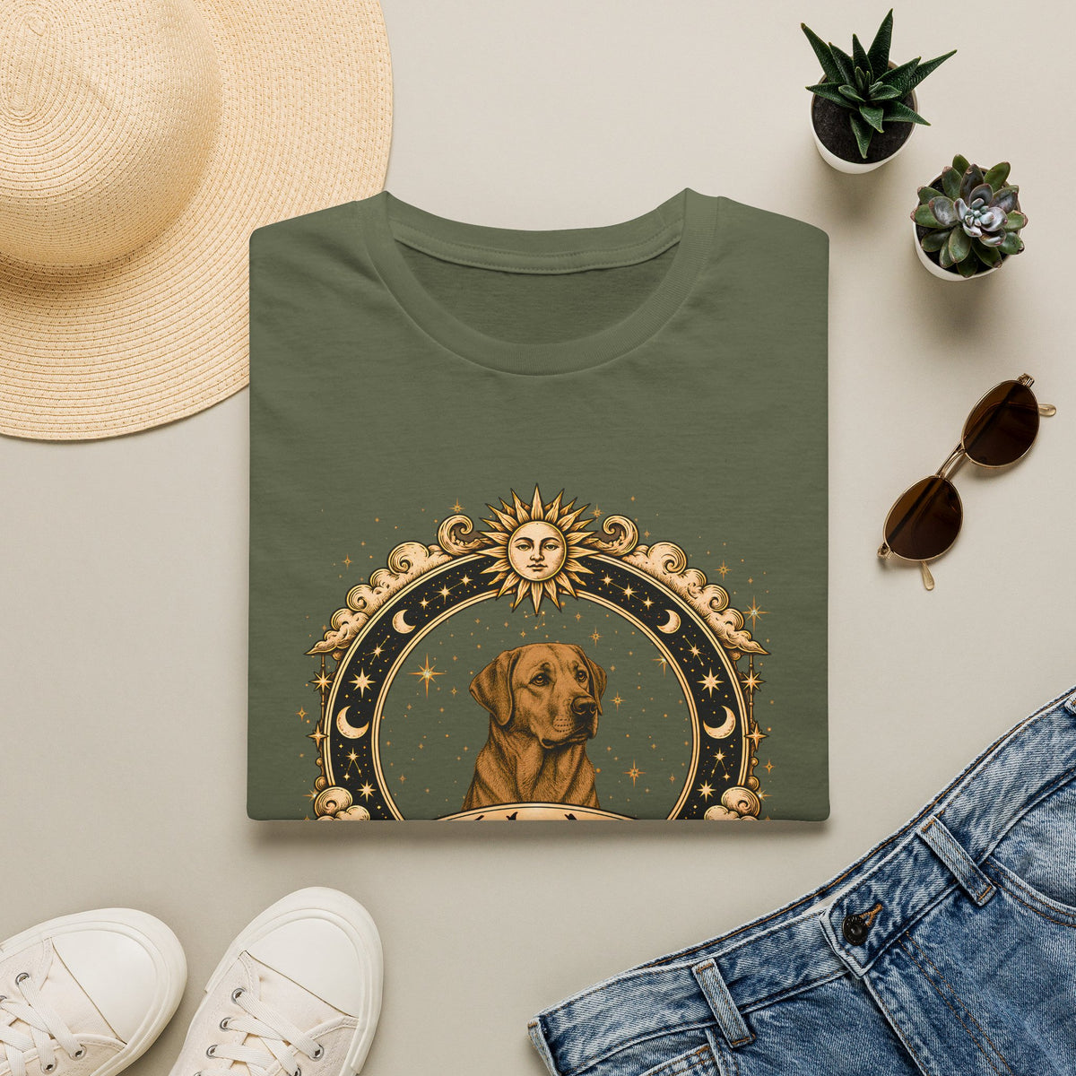 Zodiac Libra Labrador - Dog Horoscope Star Sign - Supersoft Unisex T-shirt