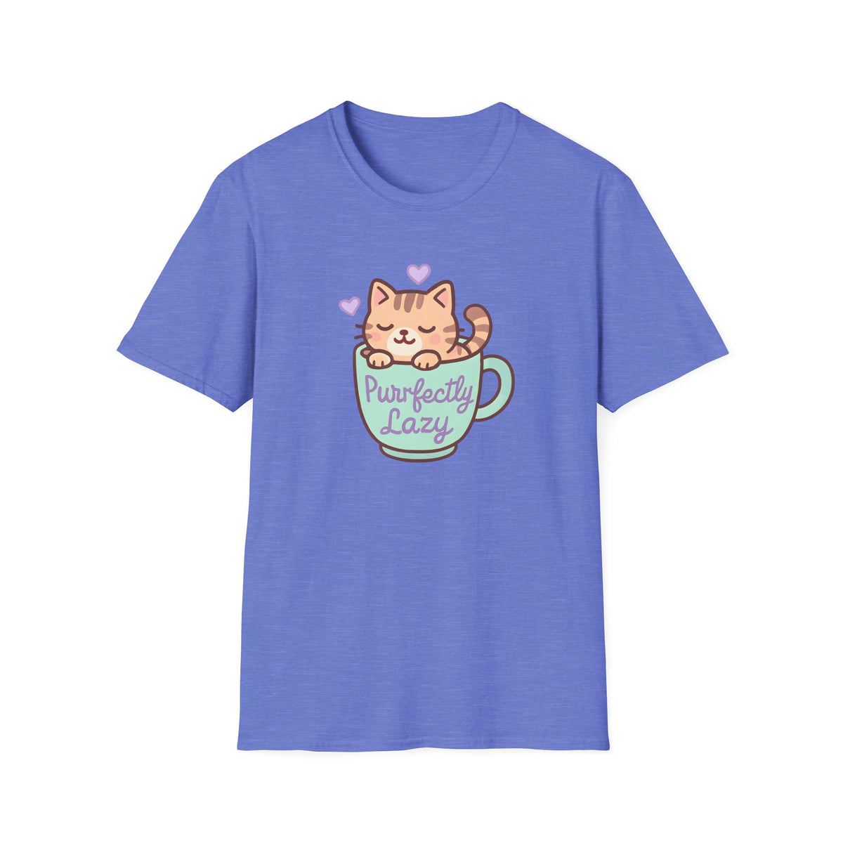 Purfectly Lazy Cat –  Supersoft Unisex T-Shirt